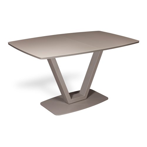 Стол раскладной стеклянный на одной ножке современный (арт 11260) - Фото 2