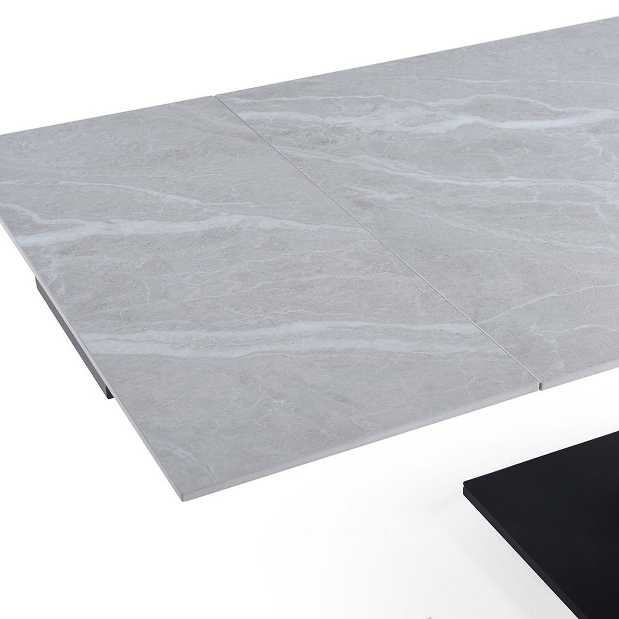 Стол дизайнерский раздвижной с керамическим покрытием (арт 27204) - Фото 1