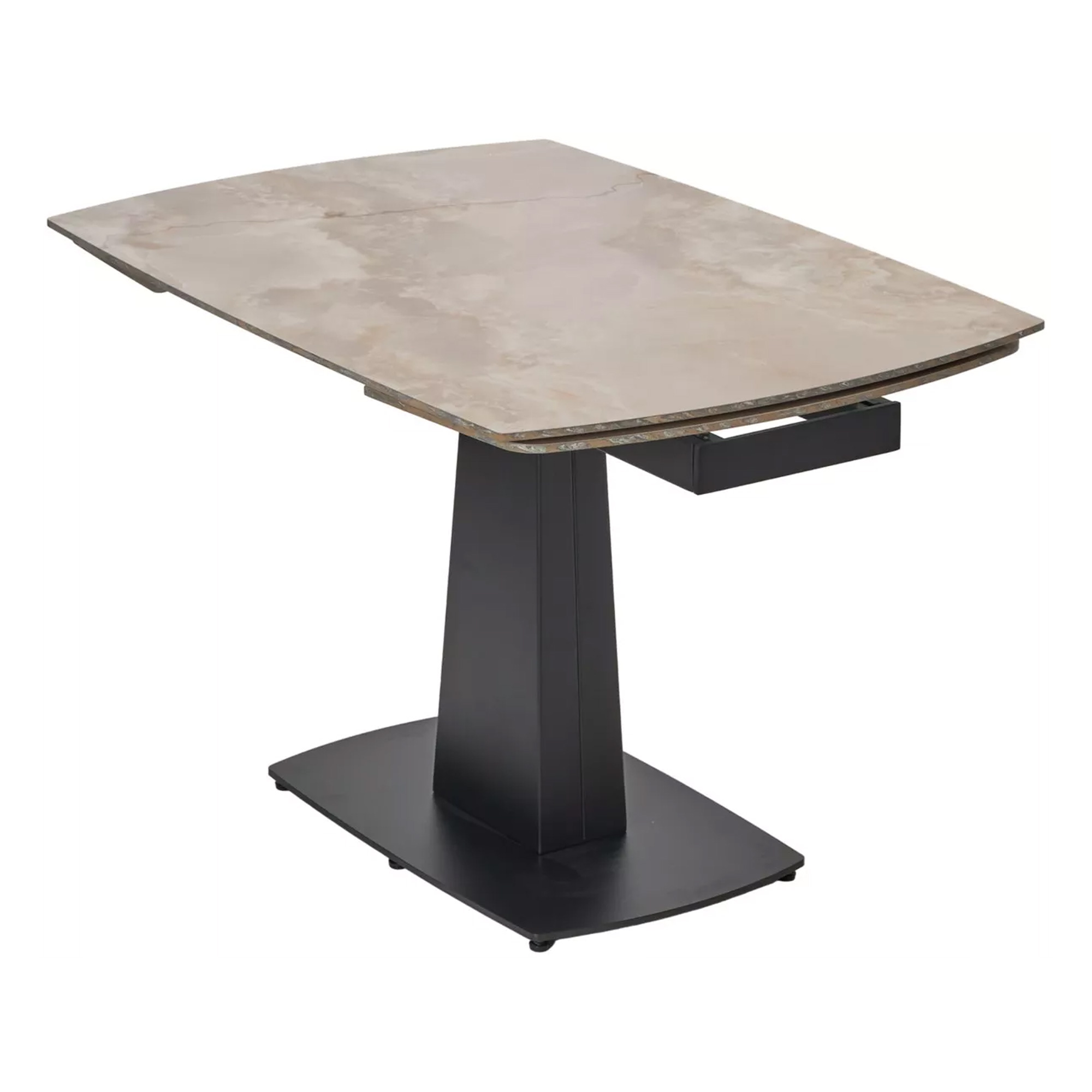 Стол обеденный раскладной с керамической столешницей 120 см (арт 33342) - Фото 1