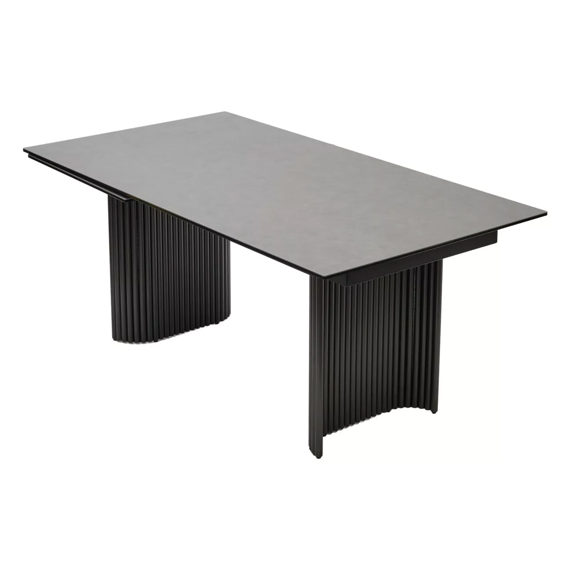 Стол раздвижной с керамической столешницей серый 180 см (арт 33379) - Фото 1