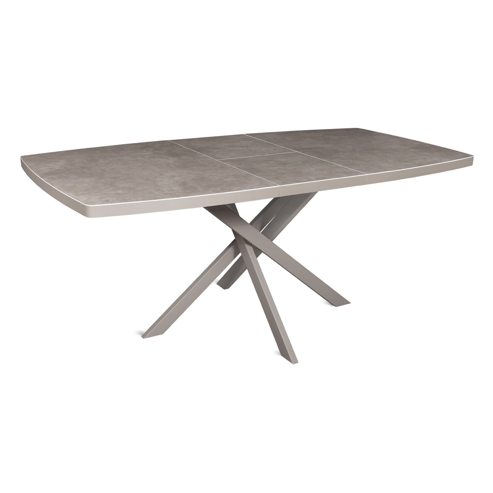 Стол кухонный раскладной из керамогранита на одной ножке (арт 33690) - Фото 1