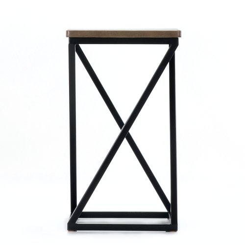 Барный стул на металлокаркасе современный (арт 6776) - Фото 2