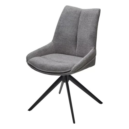 Стул металлический с мягким сидением серый (арт 33813) - Фото 2