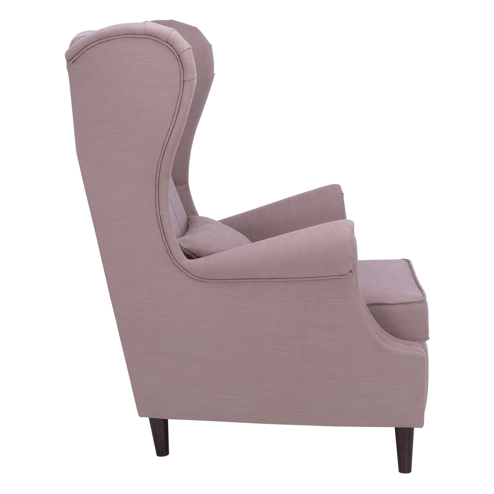 Стул-кресло мягкий с подлокотниками серый классика (арт 29449) - Фото 1