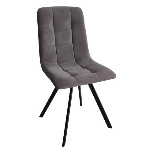 Стул на металлокаркасе коричневый (арт 16084) - Фото 2