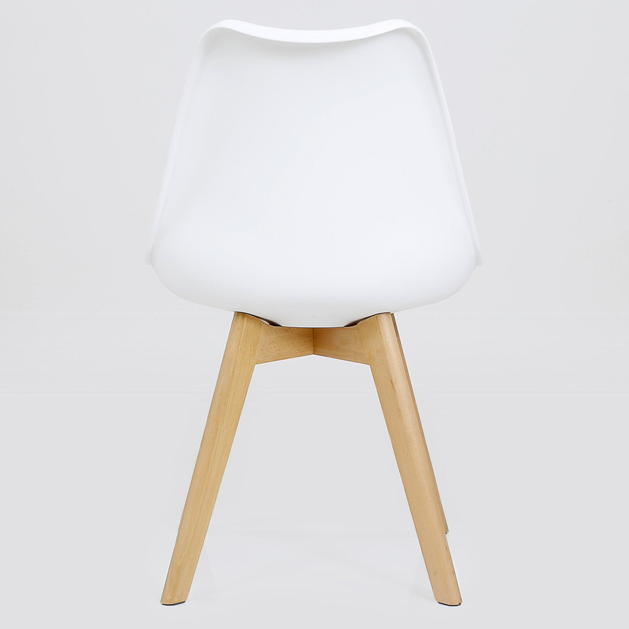 Стул дизайнерский мягкий из пластика eames (арт 32270) - Фото 1