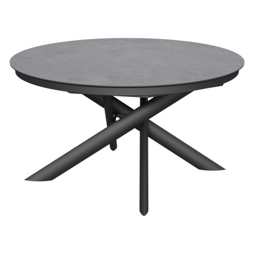 Стол раскладной круглый керамический на 1 ножке (арт 32695) - Фото 2