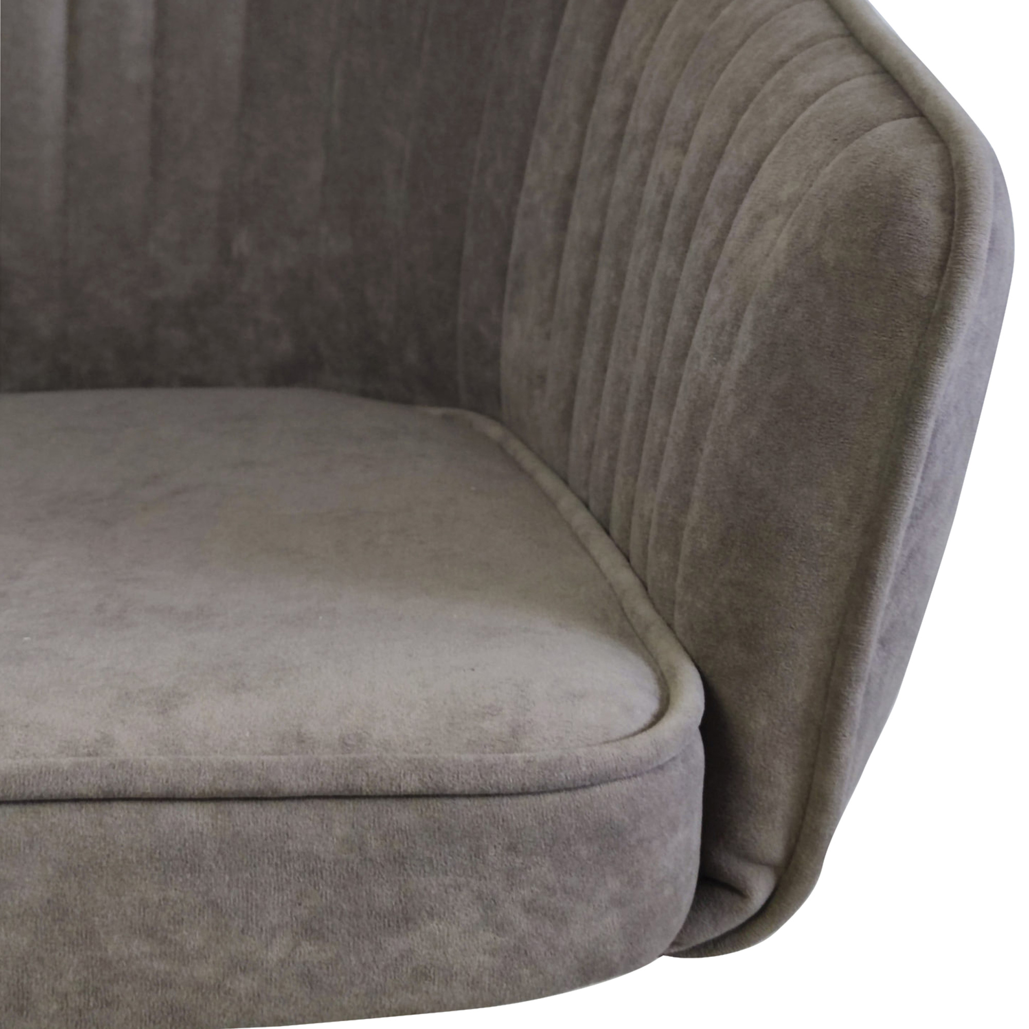 Стул-кресло ножки белые с подлокотниками (арт 29554) - Фото 1