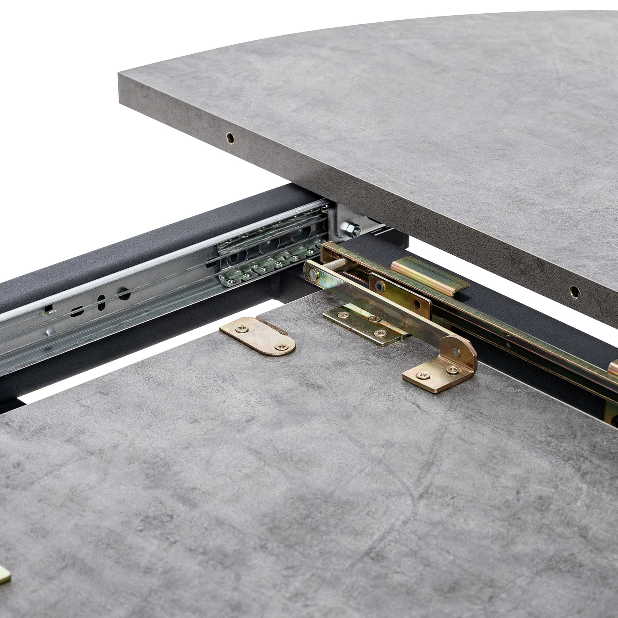 Стол кухонный раскладной круглый на одной ножке (арт 15696) - Фото 1