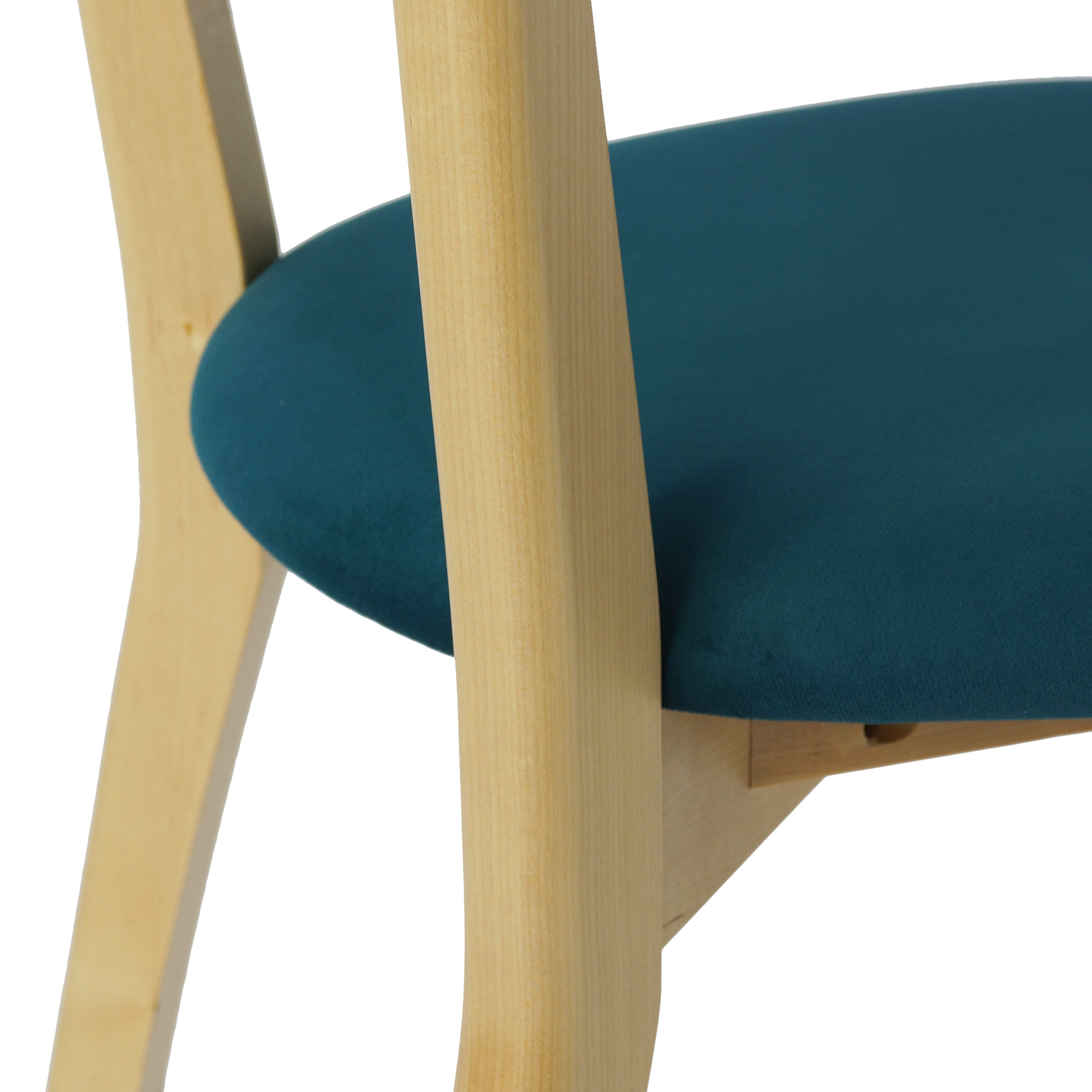 Стул деревянный с мягким сидением (арт 31385) - Фото 1