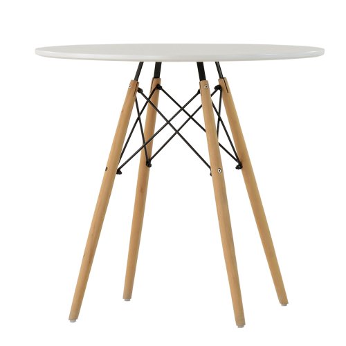 Стол обеденный дизайнерский круглый белый D-80 см eames (арт 2068) - Фото 2