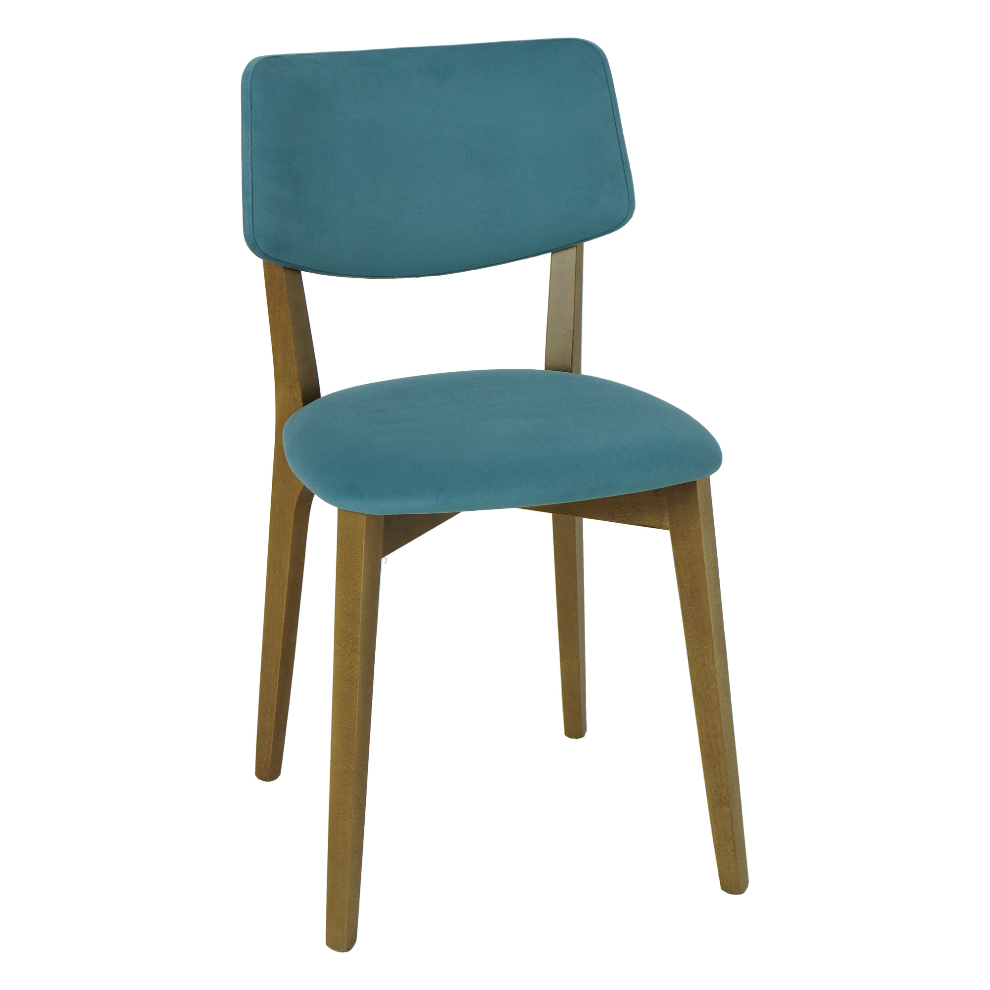 Стул деревянный мягкий слоновая кость (арт 32097) - Фото 1