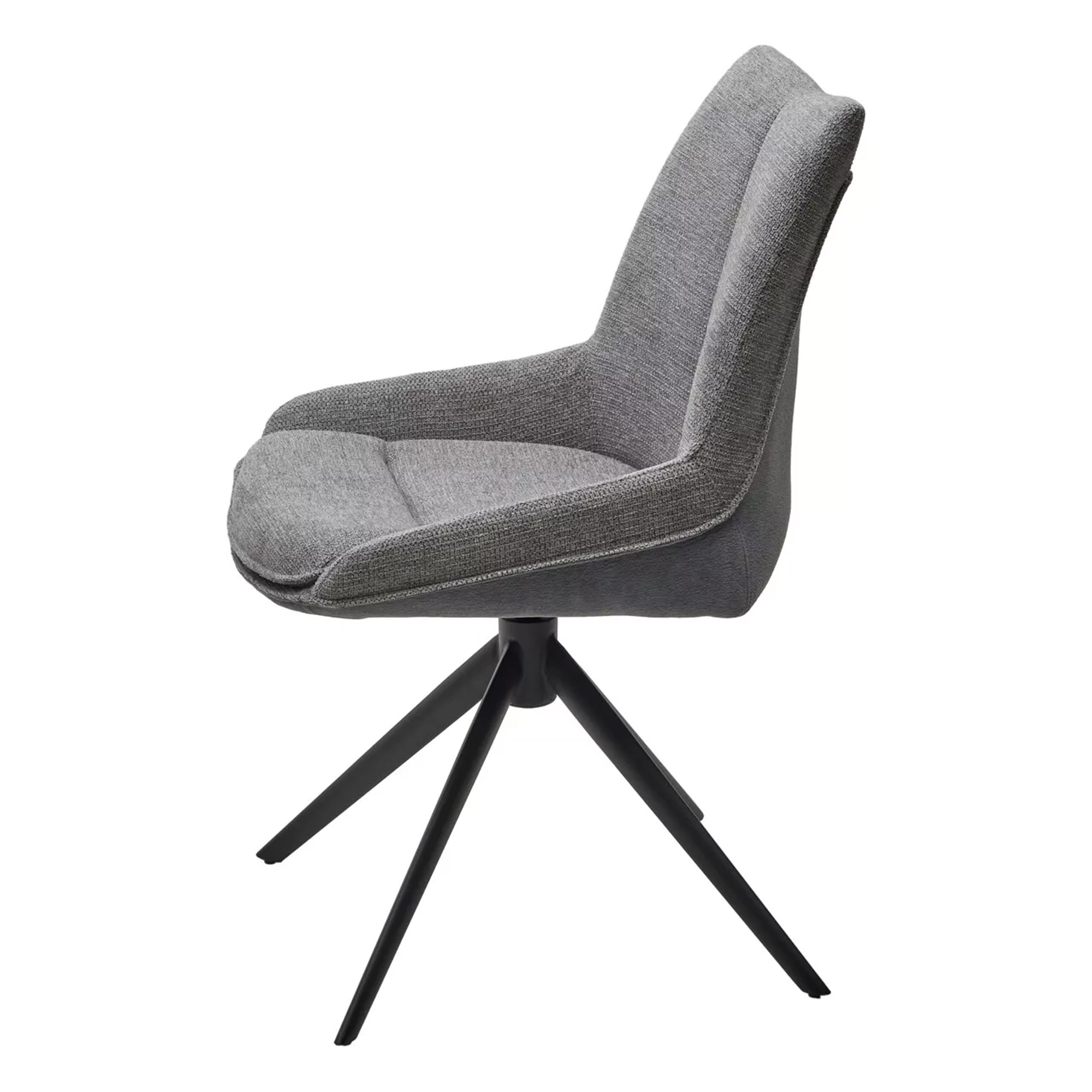 Стул металлический с мягким сидением серый (арт 33813) - Фото 1