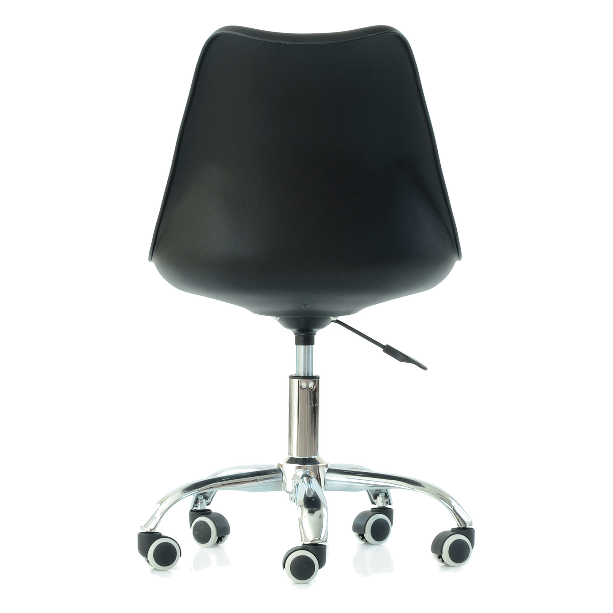 Стул дизайнерский с мягким сидением черный регулируемый (арт 14992) - Фото 1