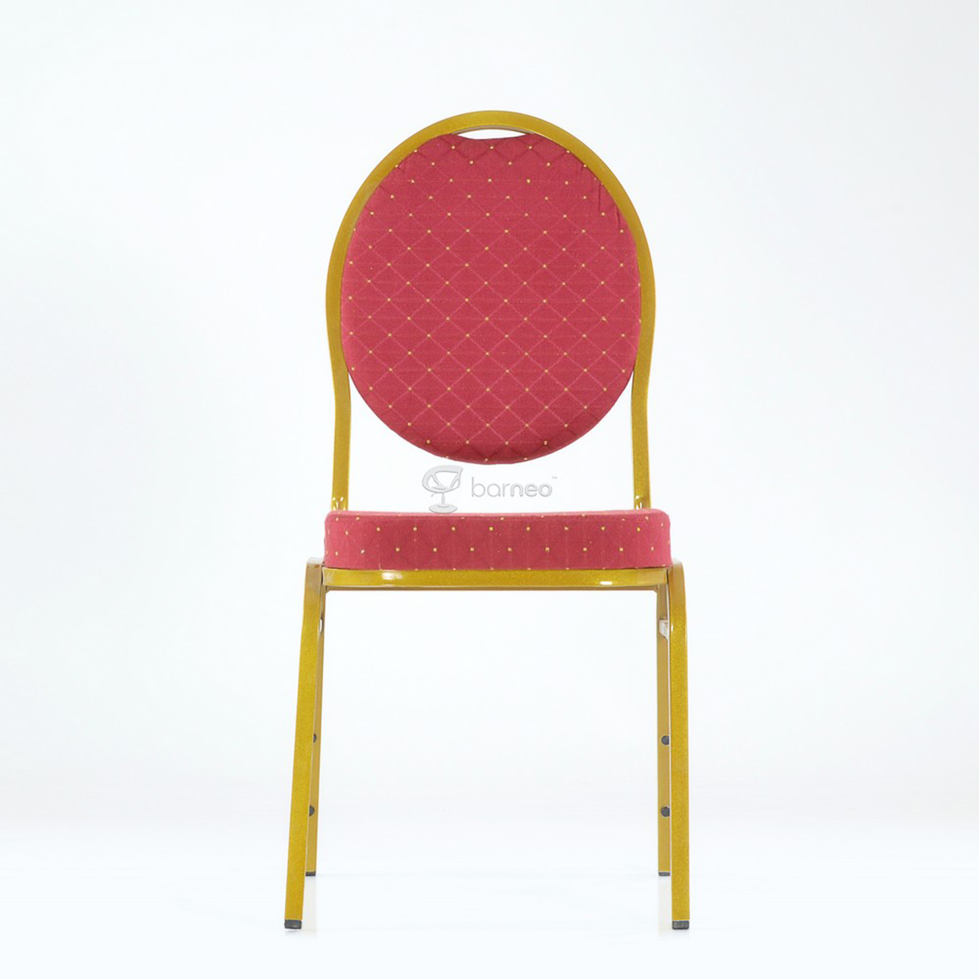 Стул на металлокаркасе красный (арт 31307) - Фото 1