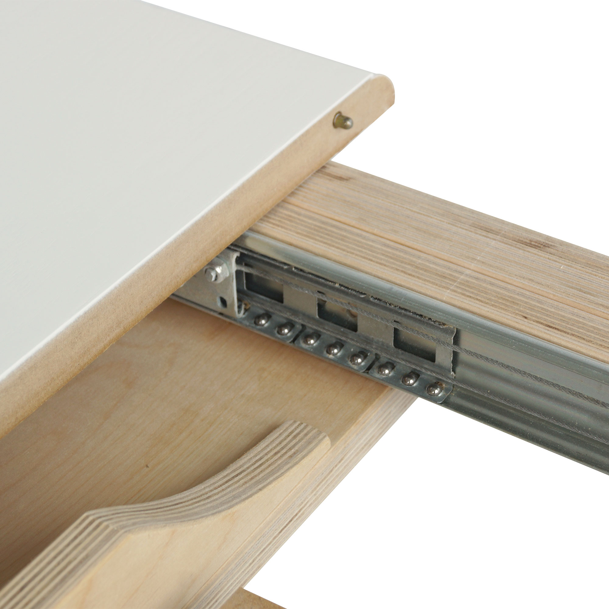 Стол раздвижной овальный деревянный белый классический (арт 7017) - Фото 1