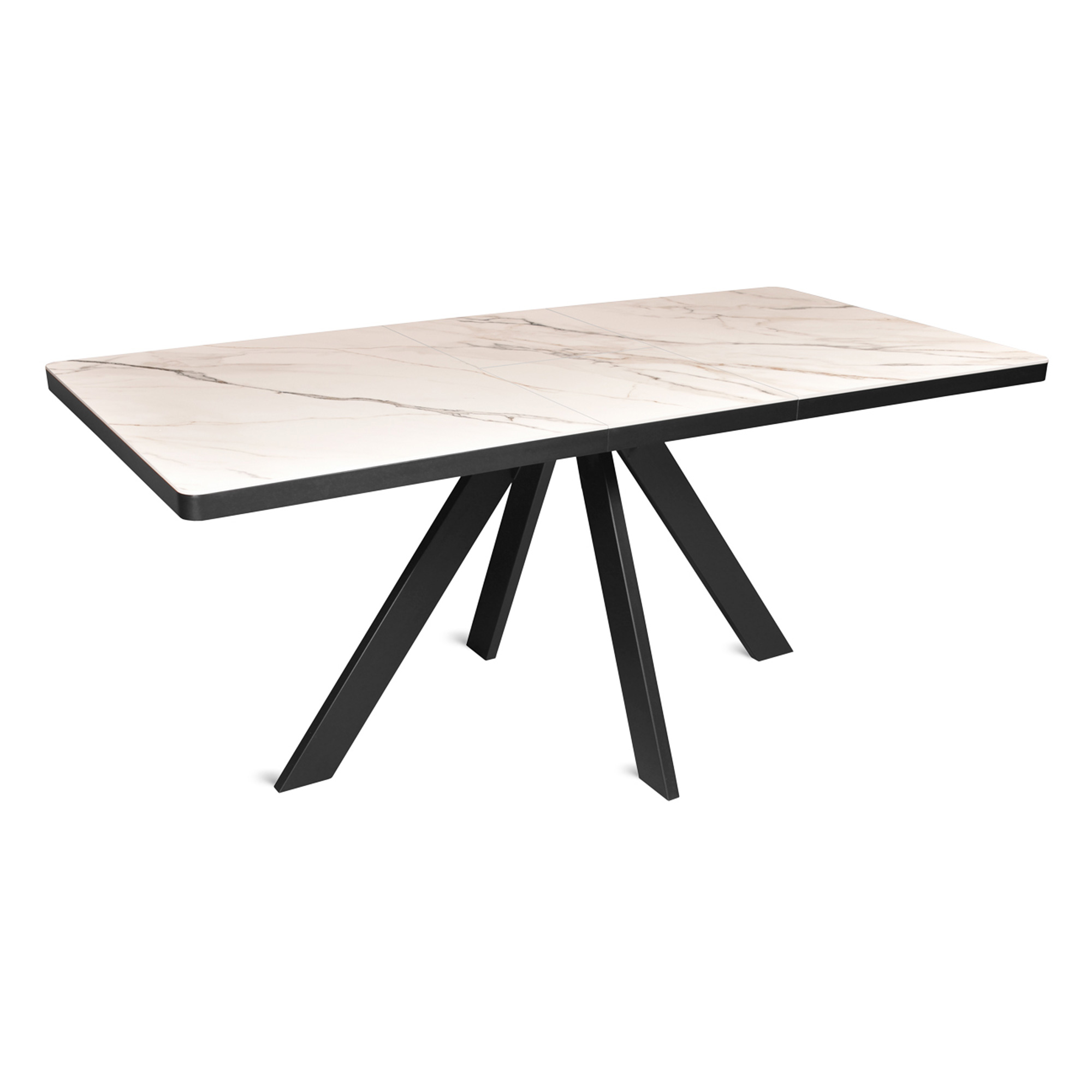 Стол для кухни раскладной с керамической столешницей (арт 33374) - Фото 1