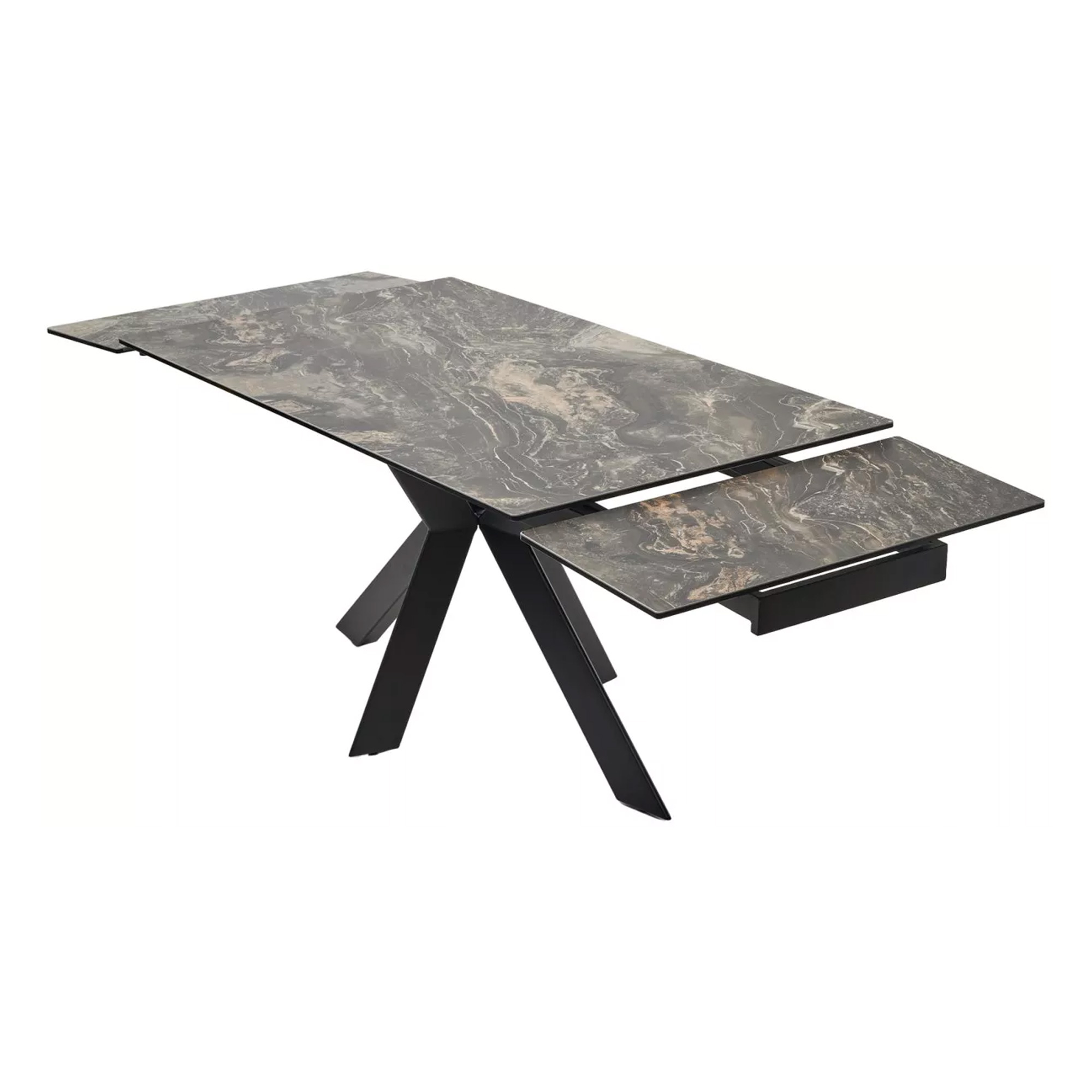 Стол для кухни дизайнерский раздвижной керамический 160 см (арт 33356) - Фото 1
