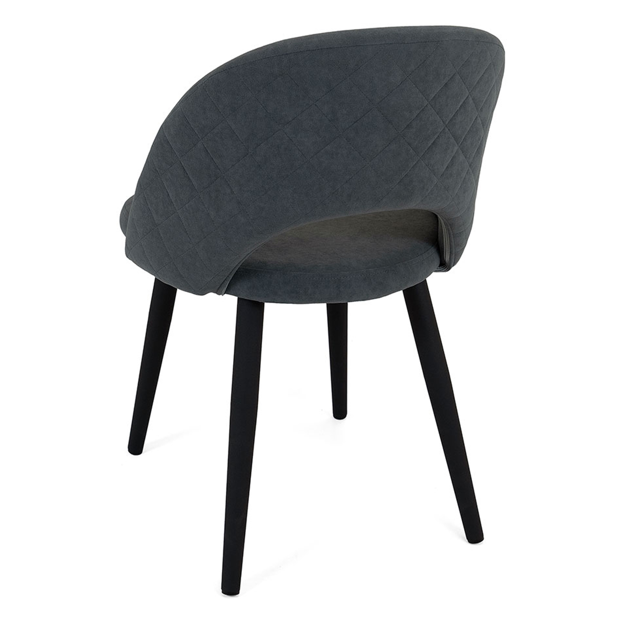 Стул кухонный на металлическом каркасе мягкий велюровый (арт 21670) - Фото 1