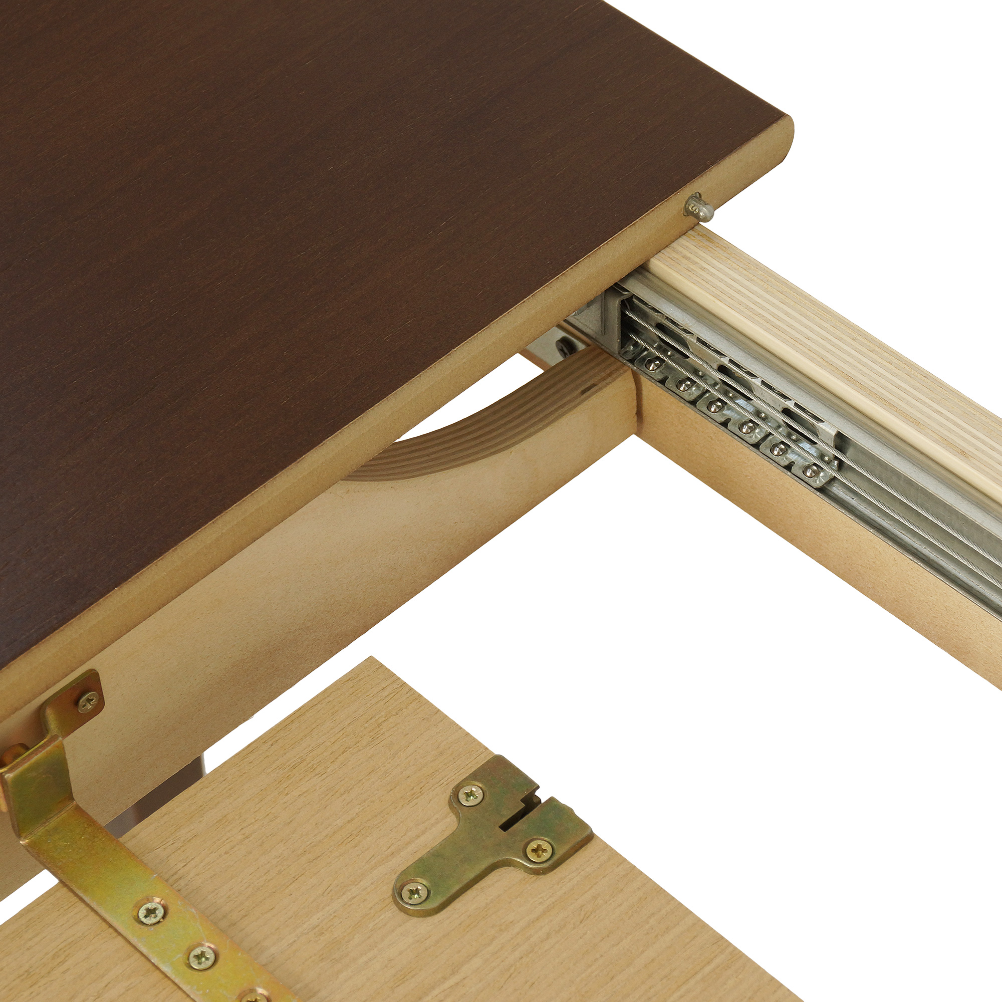 Стол обеденный раздвижной деревянный 120 см классический (арт 32091) - Фото 1