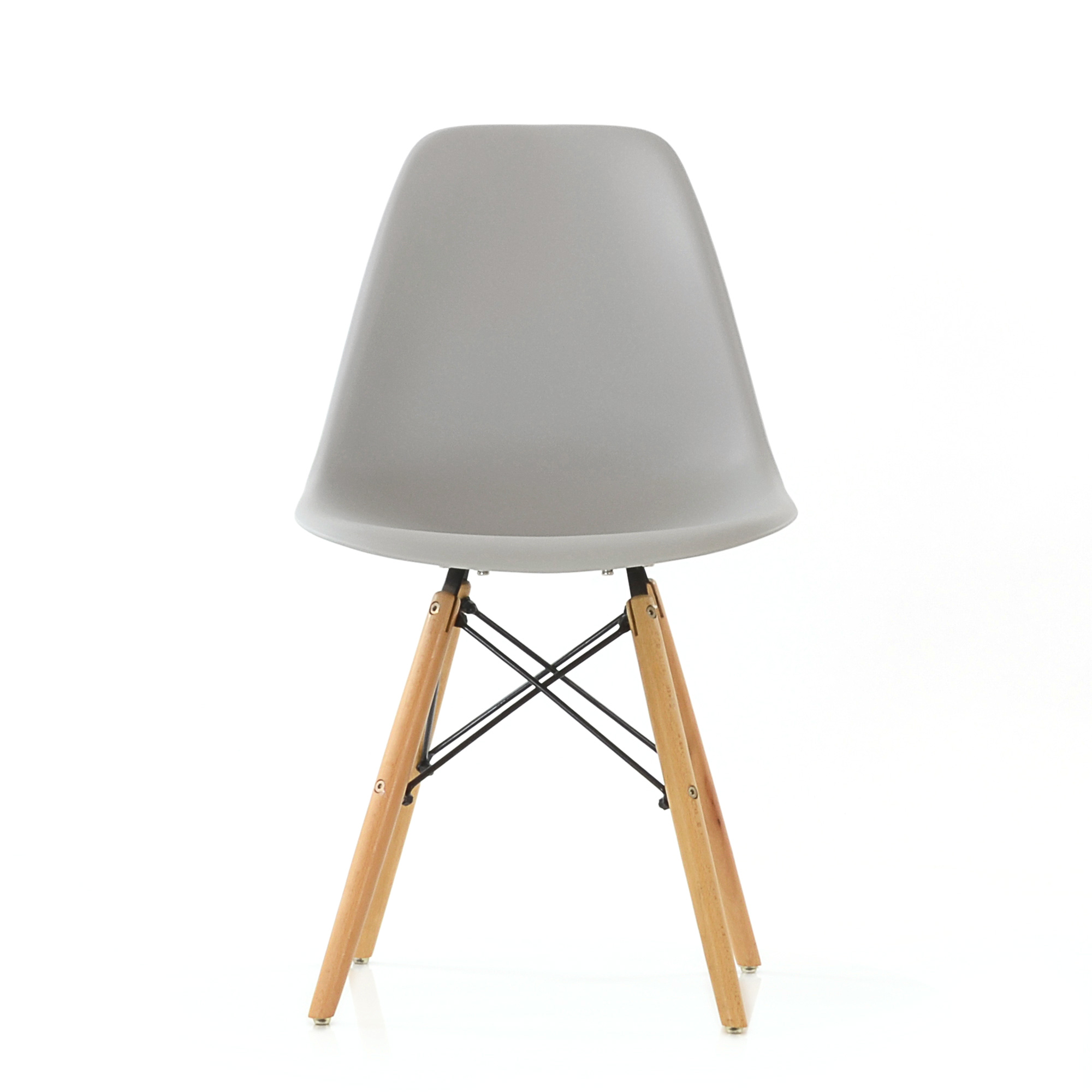 Стул дизайнерский деревянный серый eames (арт 2332) - Фото 1