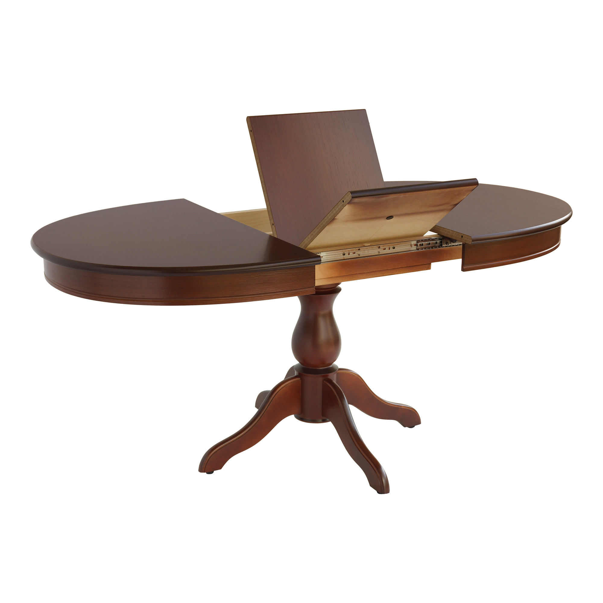 Стол кухонный раздвижной овальный 125 см классика (арт 5032) - Фото 1