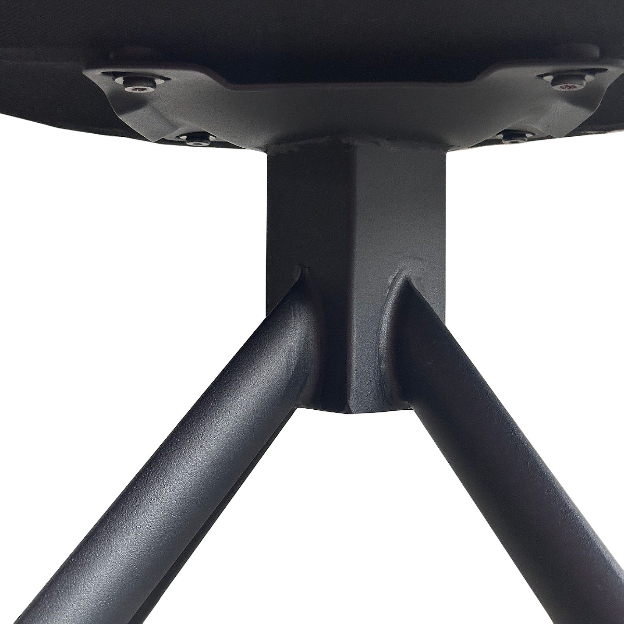 Стул на металлокаркасе мягкий с подлокотниками белый (арт 35003) - Фото 1