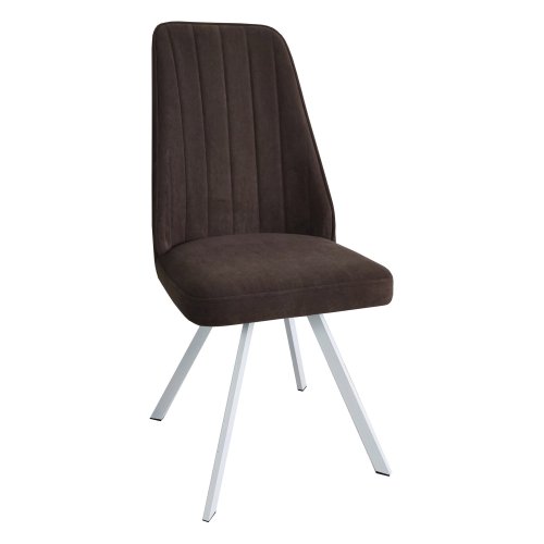 Стул на металлокаркасе с белыми ножками (арт 14921) - Фото 2