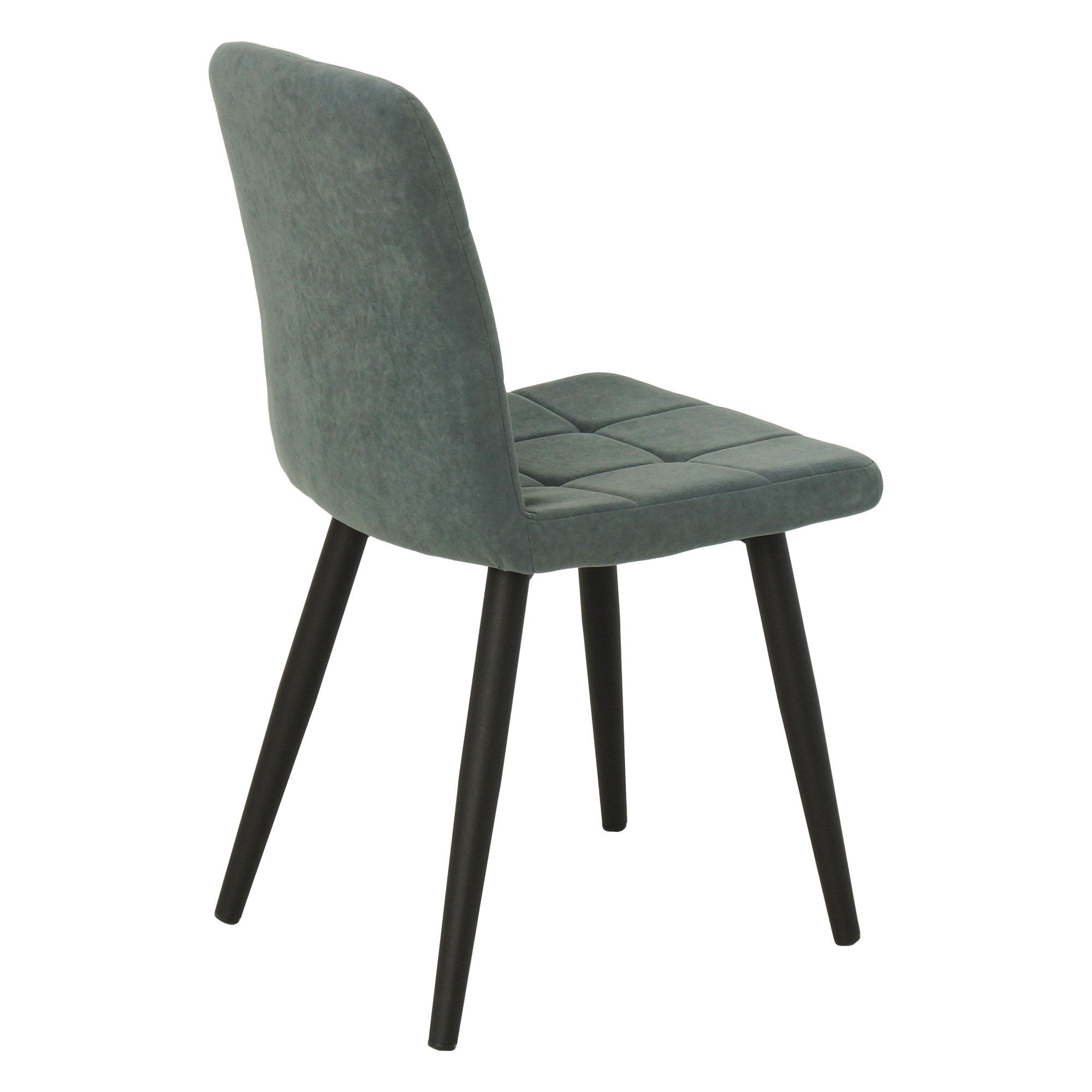 Стул дизайнерский на металлокаркасе мягкий из велюра (арт 18431) - Фото 1