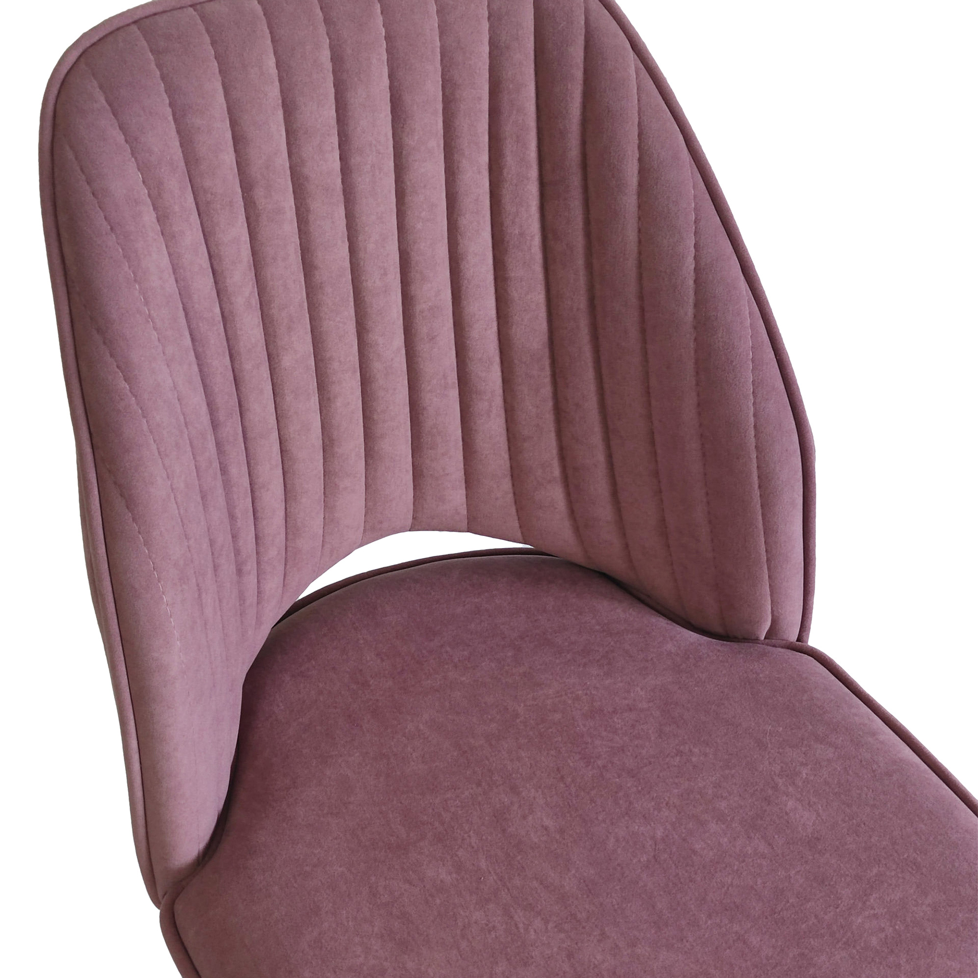 Полубарный стул на металлокаркасе мягкий красный (арт 31985) - Фото 1