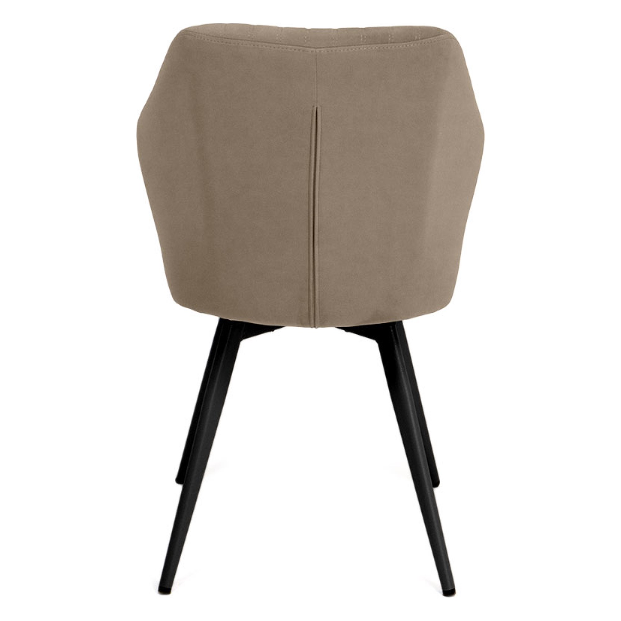 Стул на металлокаркасе из велюра (арт 25816) - Фото 1