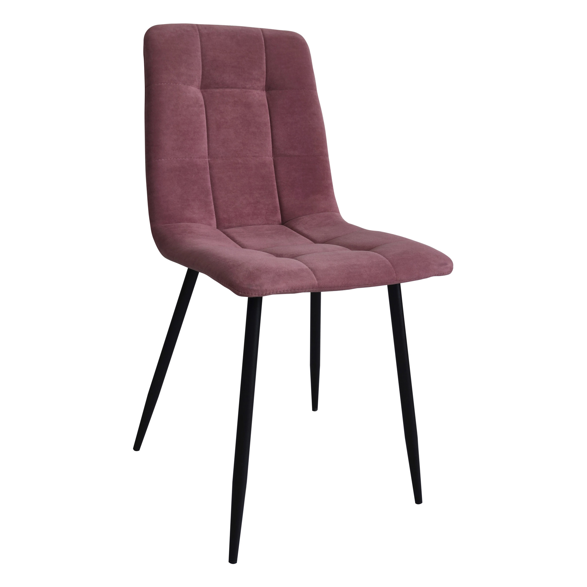 Стул для кухни на металлокаркасе серый современный (арт 25062) - Фото 1