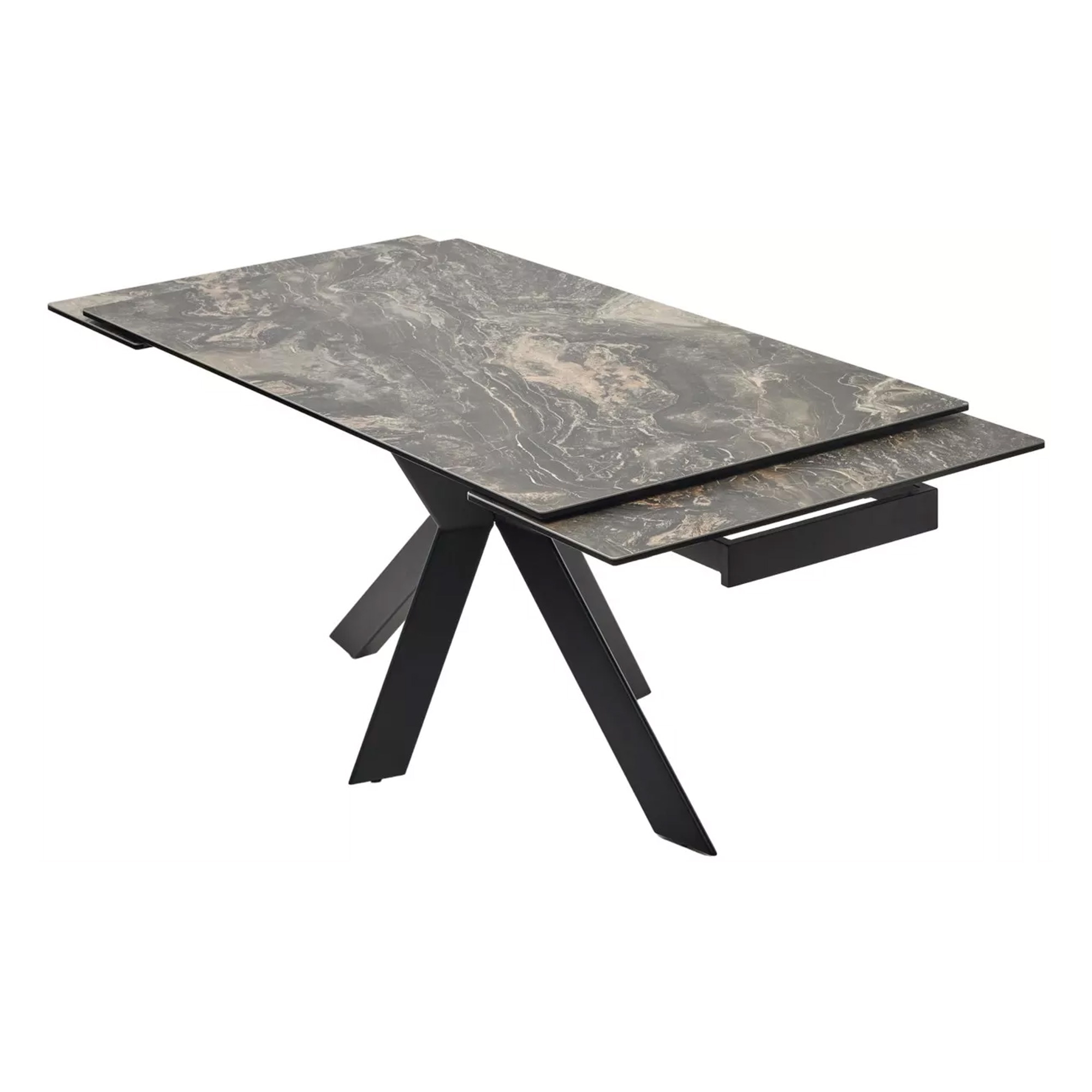 Стол для кухни дизайнерский раздвижной керамический 160 см (арт 33356) - Фото 1