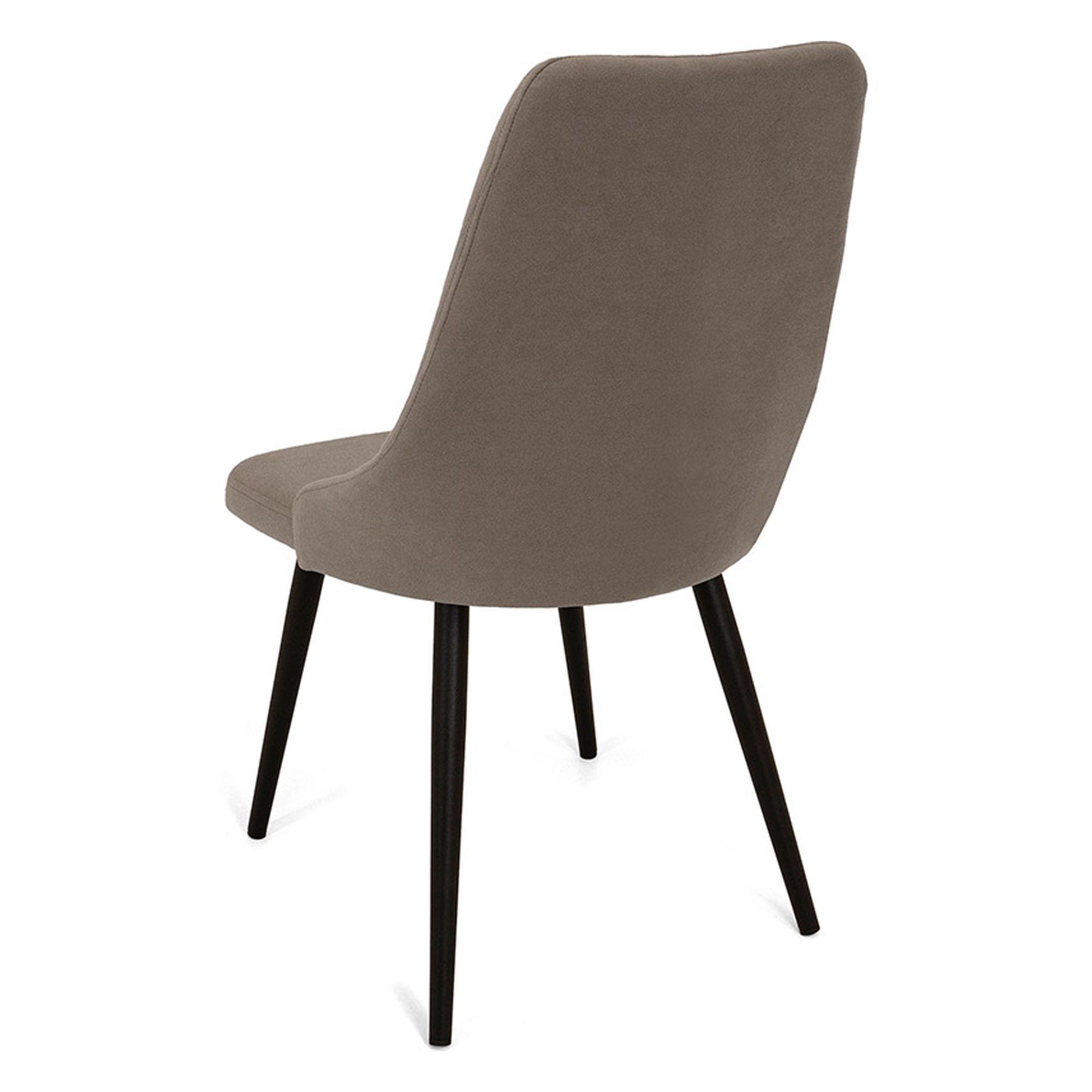 Стул на металлическом каркасе с мягким сидением из велюра (арт 22780) - Фото 1