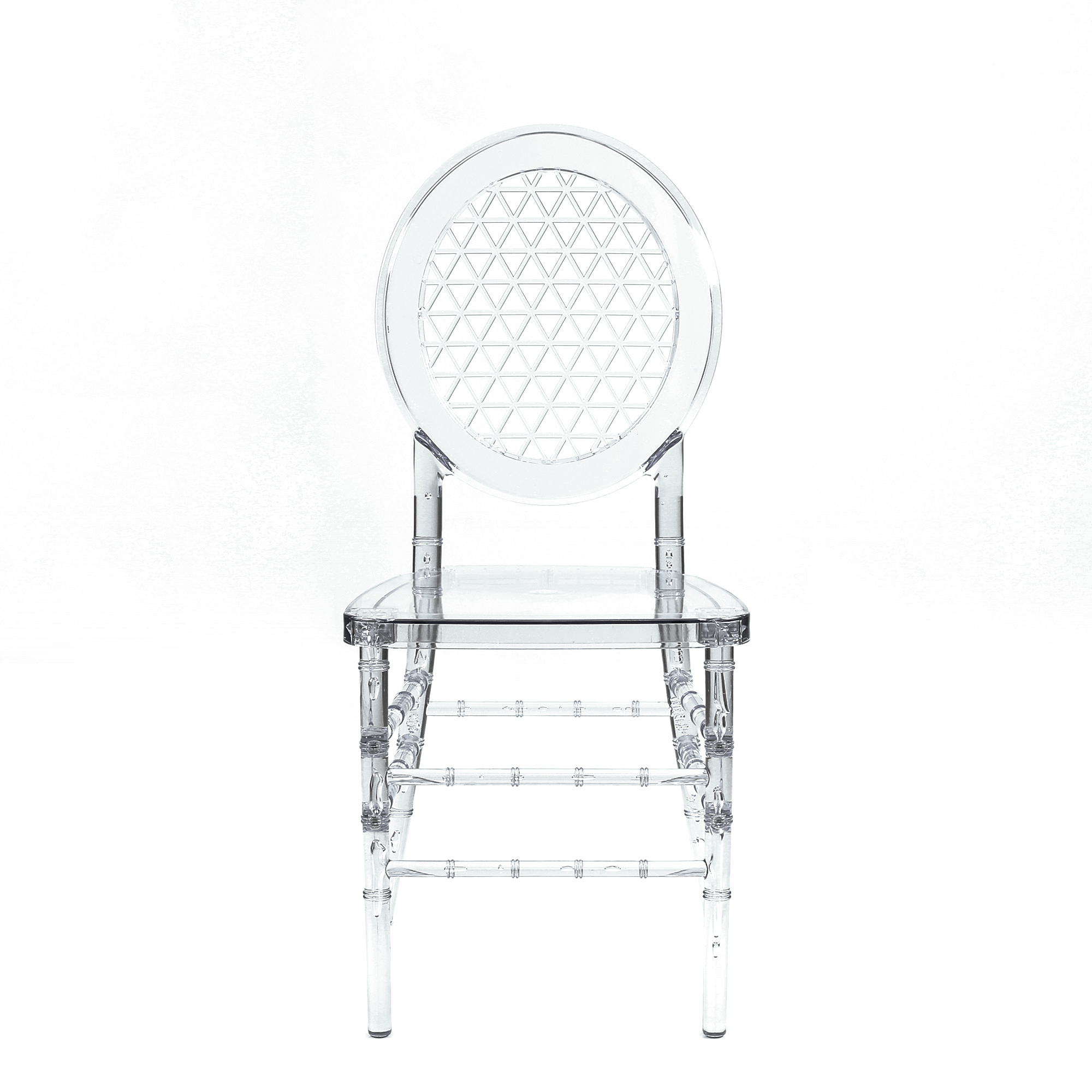 Стул кухонный прозрачный пластиковый (арт 34022) - Фото 1