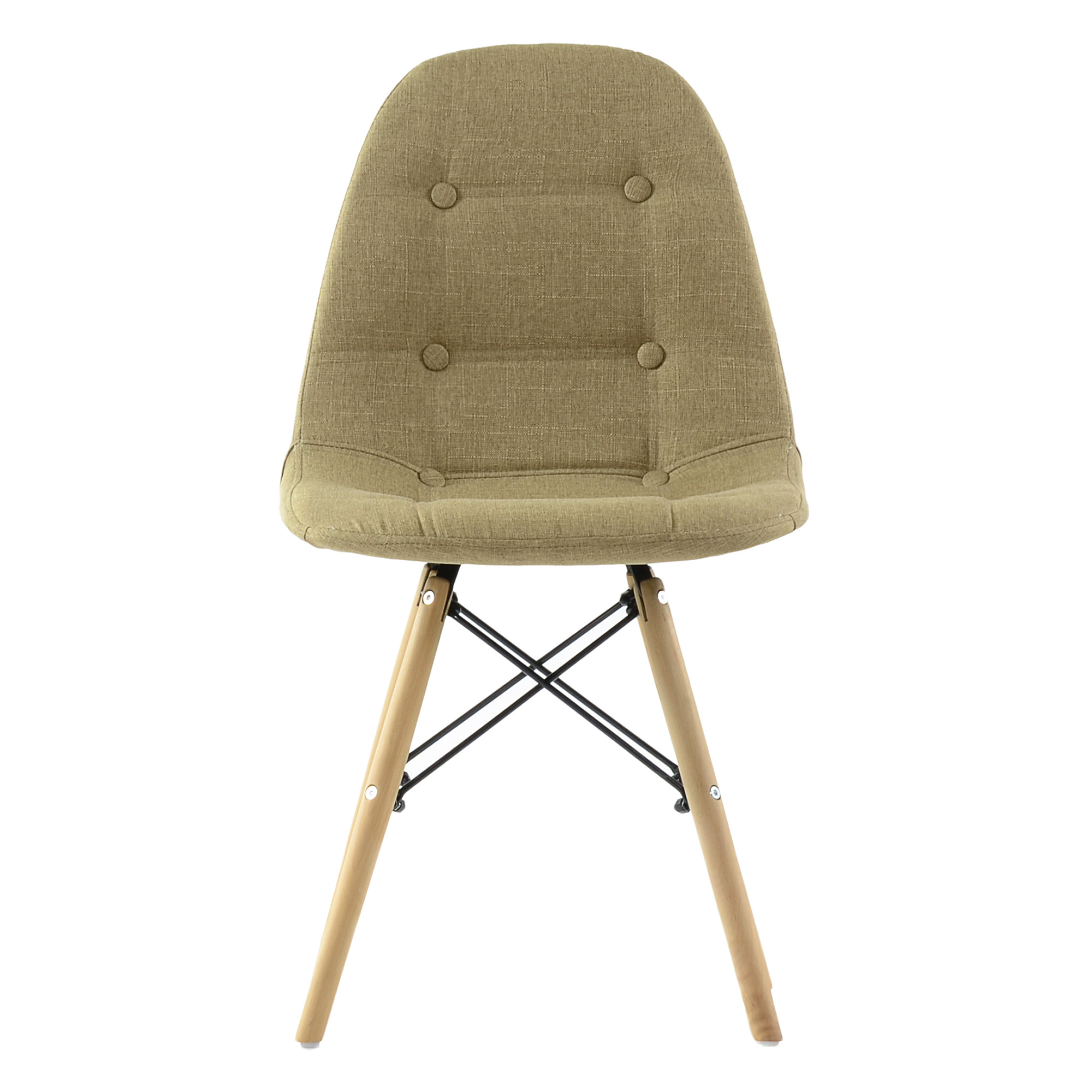 Стул дизайнерский с мягким сидением eames (арт 12203) - Фото 1