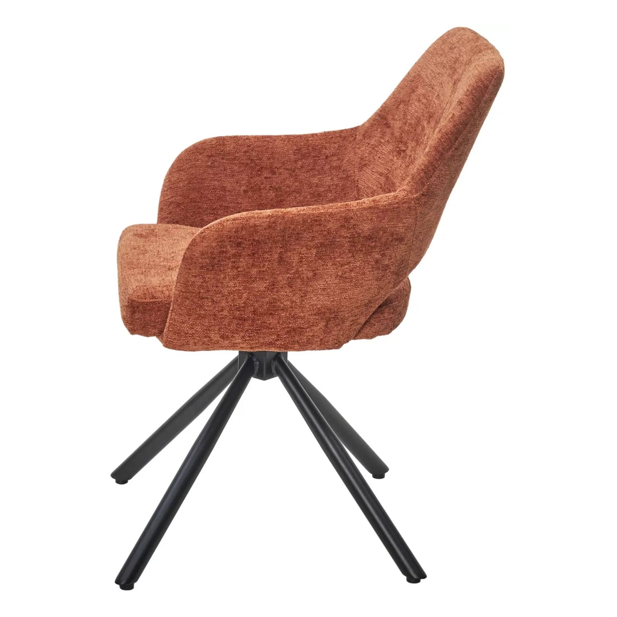 Стул с подлокотниками оранжевый (арт 33808) - Фото 1