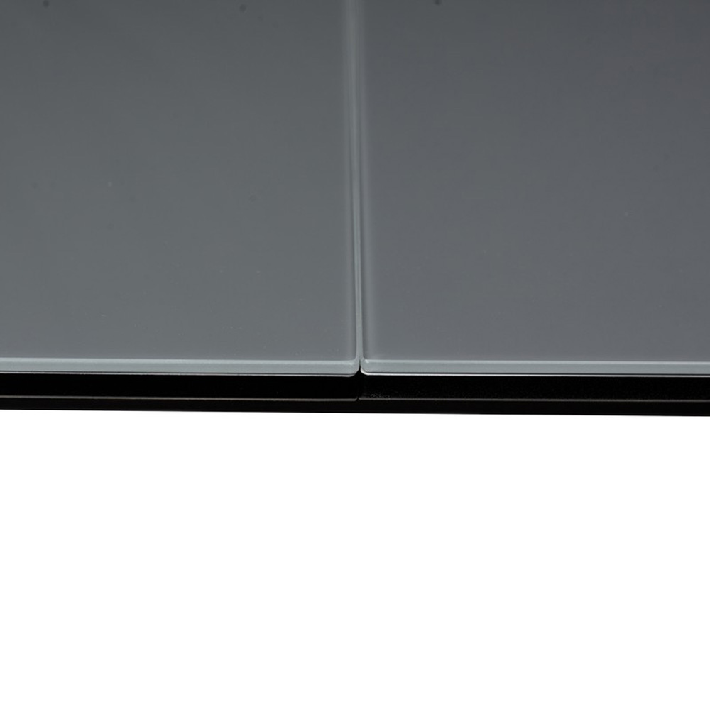 Обеденный стол раскладной серый 160 см в современном стиле (арт 15933) - Фото 1