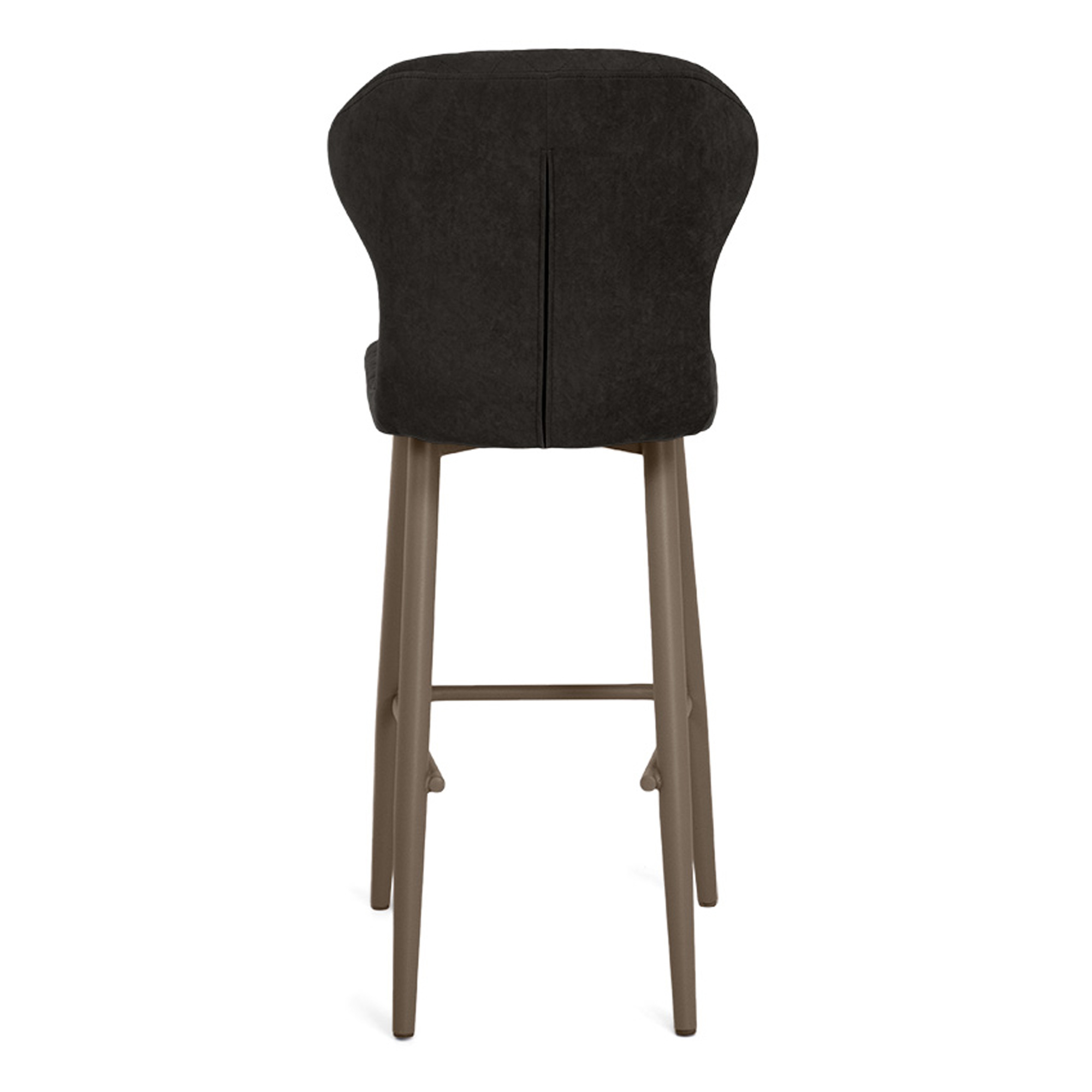 Барный стул с обивкой из велюра (арт 34150) - Фото 1