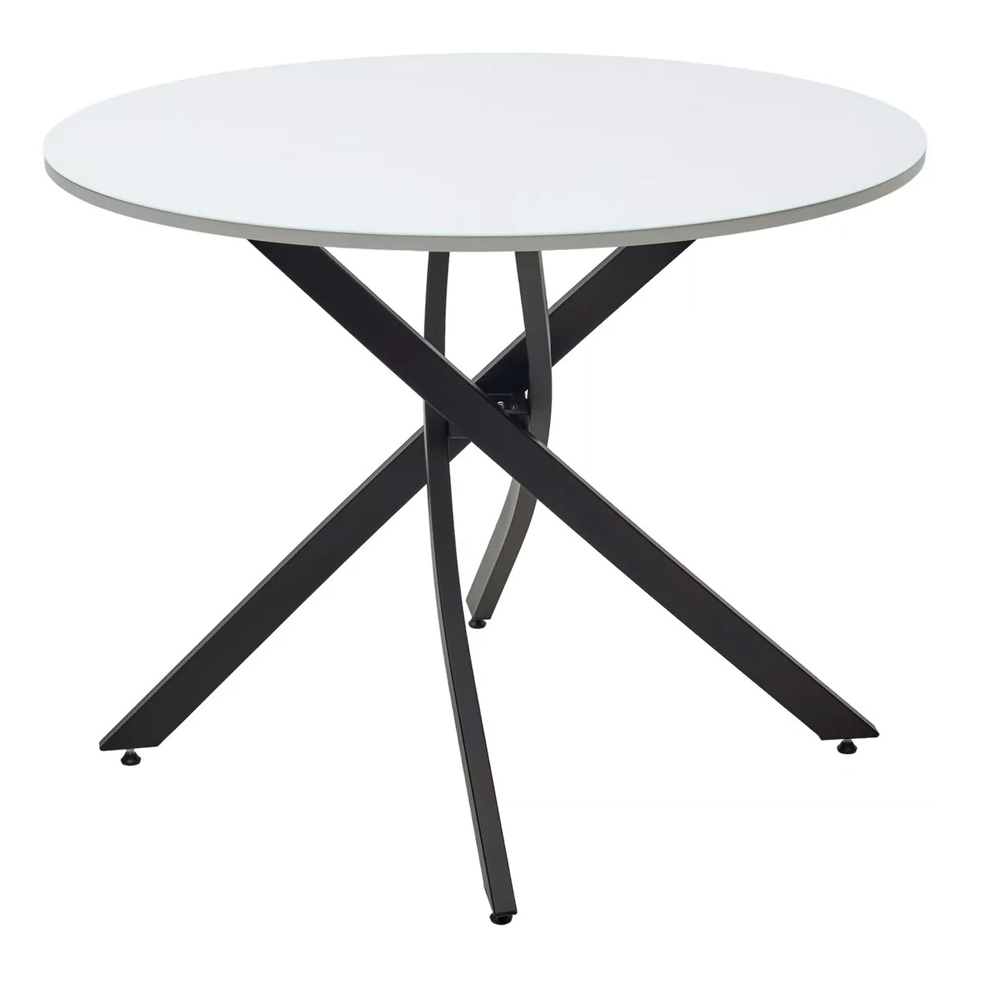 Кухонный стол круглый на одной ножке (арт 33419) - Фото 1