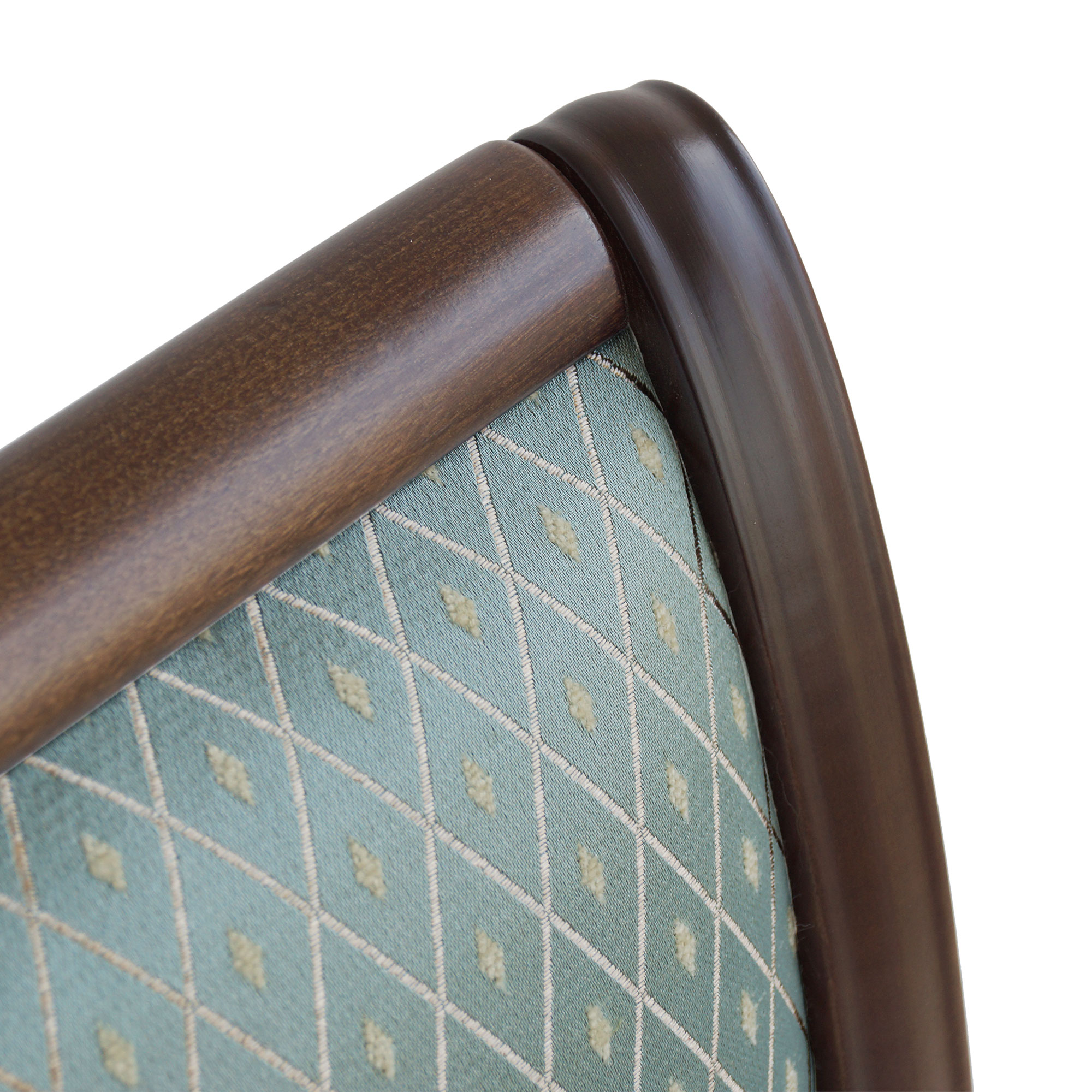 Банкетка деревянная с мягким сидением классика (арт 11137) - Фото 1