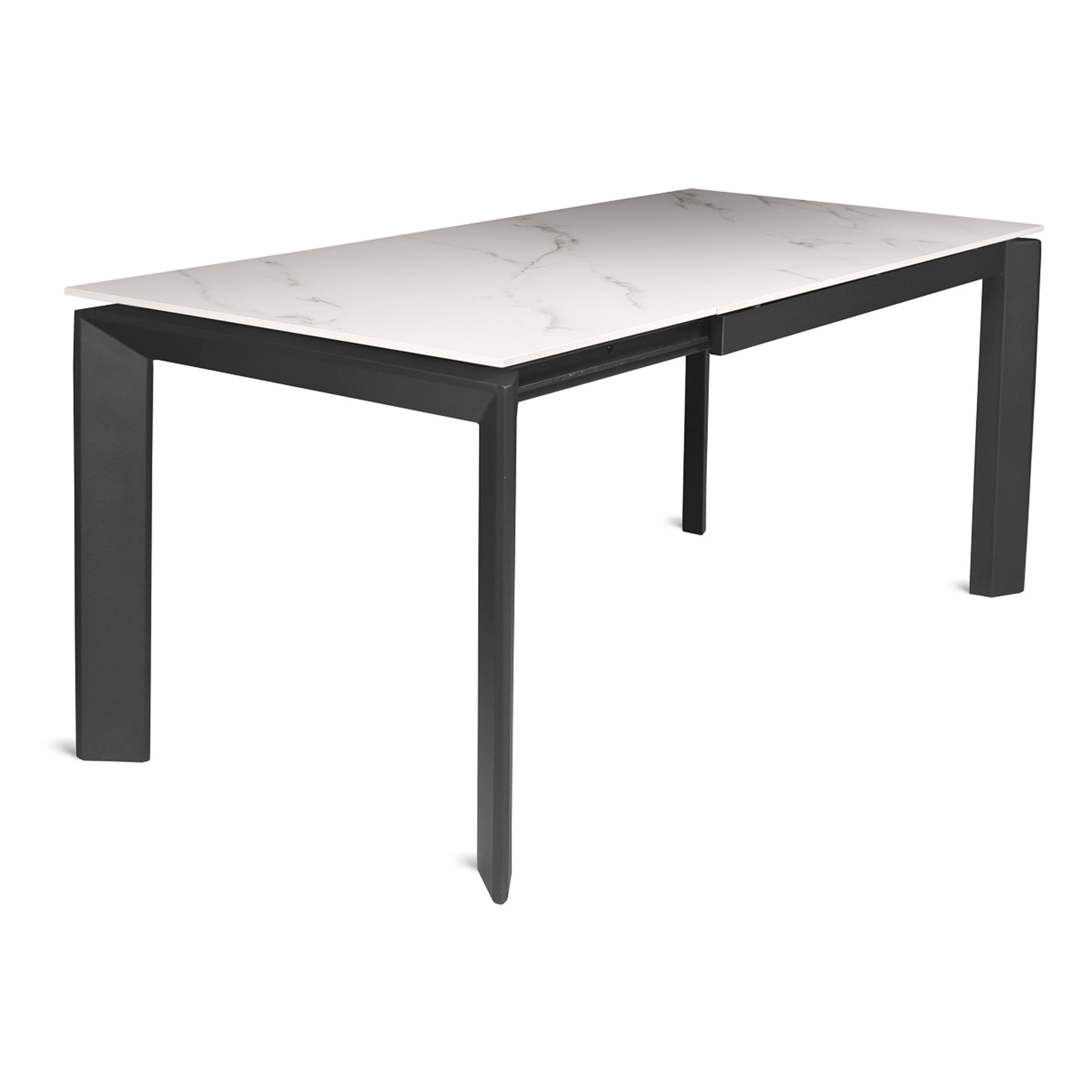 Стол с покрытием из керамики белый (арт 31349) - Фото 1