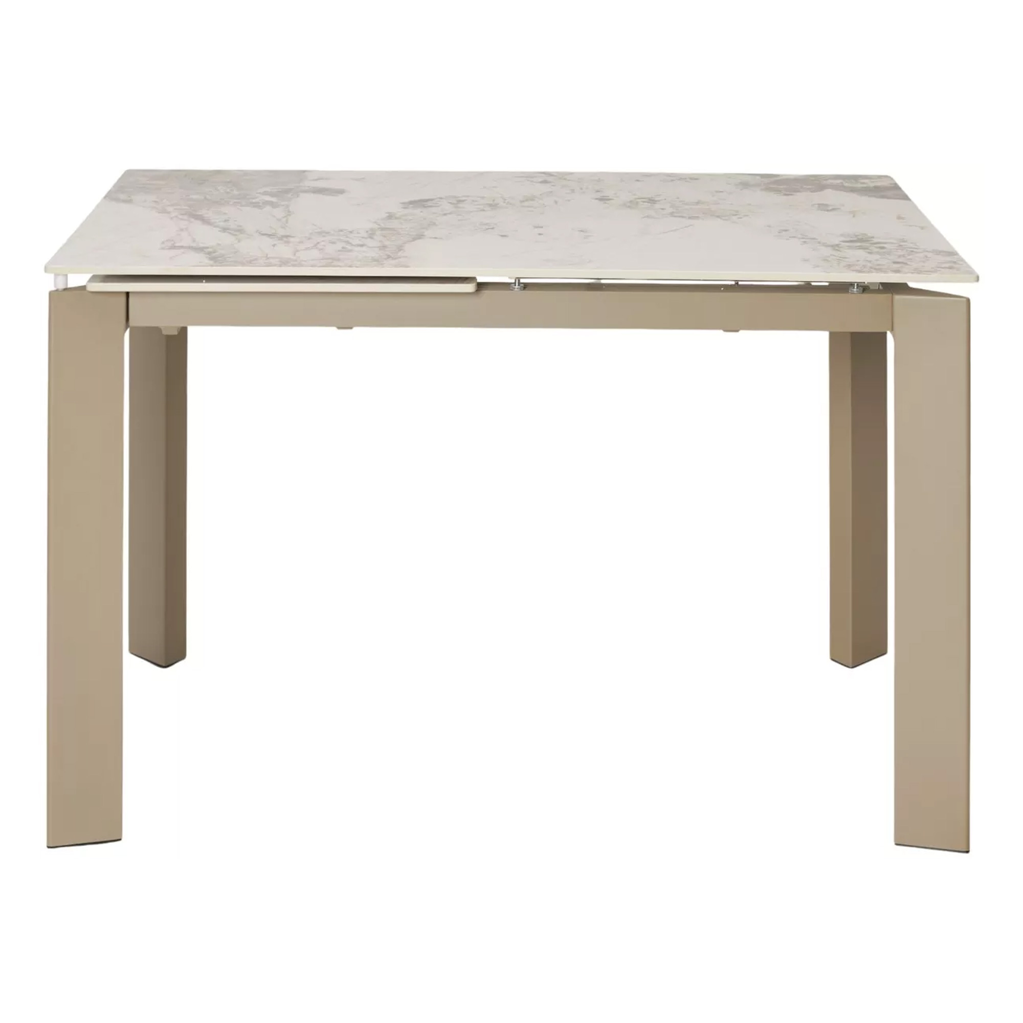 Стол кухонный раздвижной прямоугольный из керамогранита (арт 34090) - Фото 1