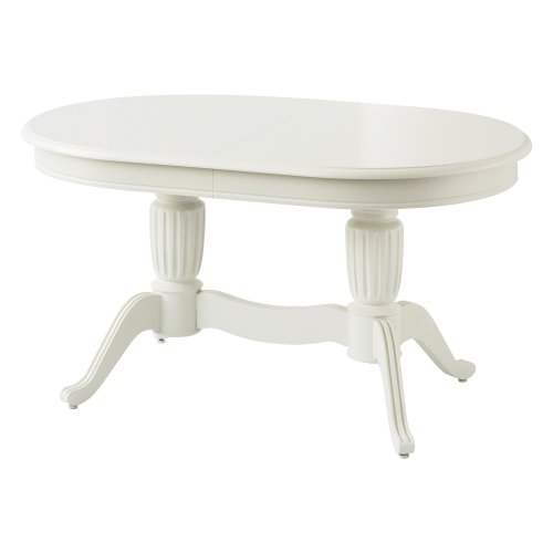 Кухонный стол раздвижной овальный 140 см в классическом стиле (арт 10284) - Фото 2