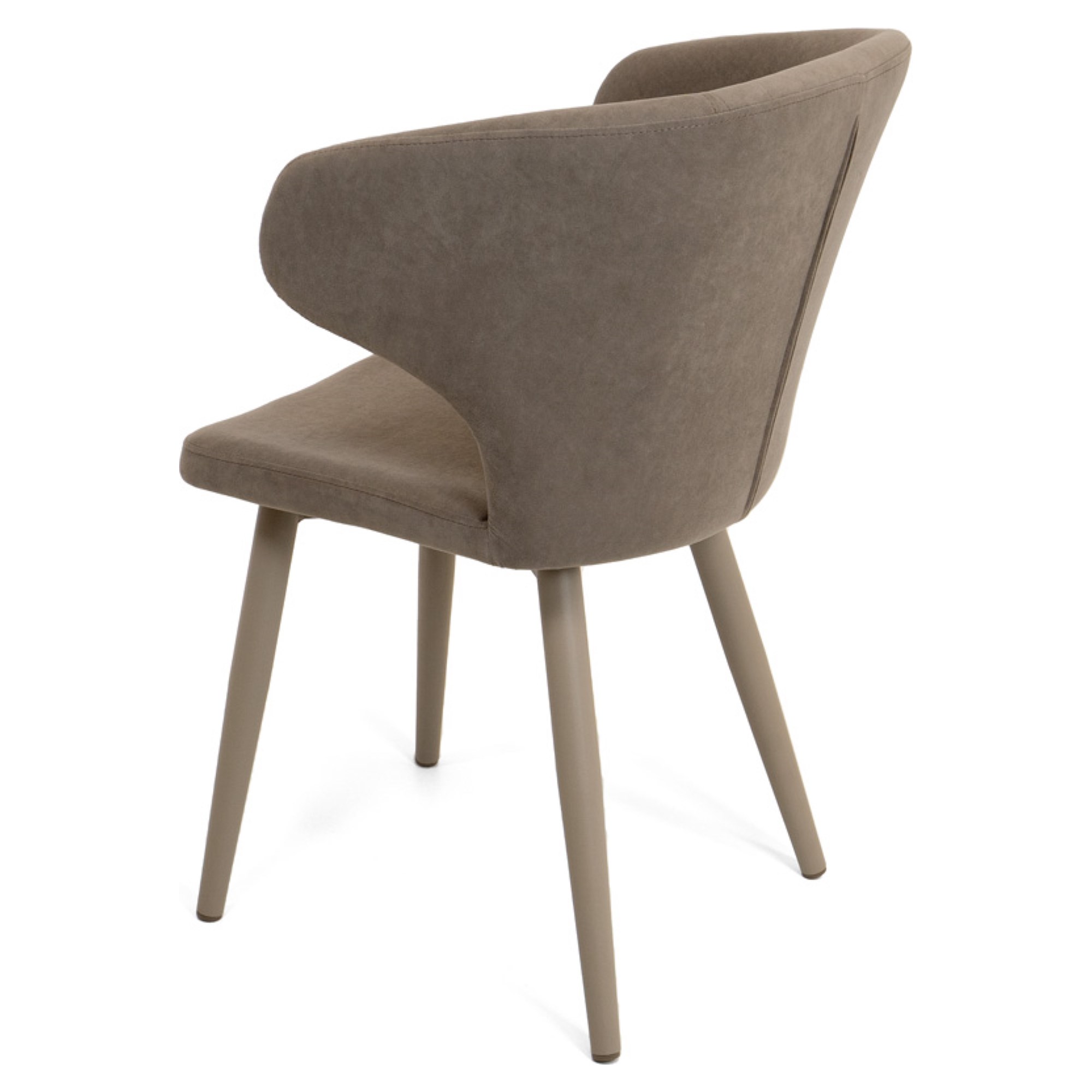 Стул на металлокаркасе мягкий велюровый (арт 18409) - Фото 1