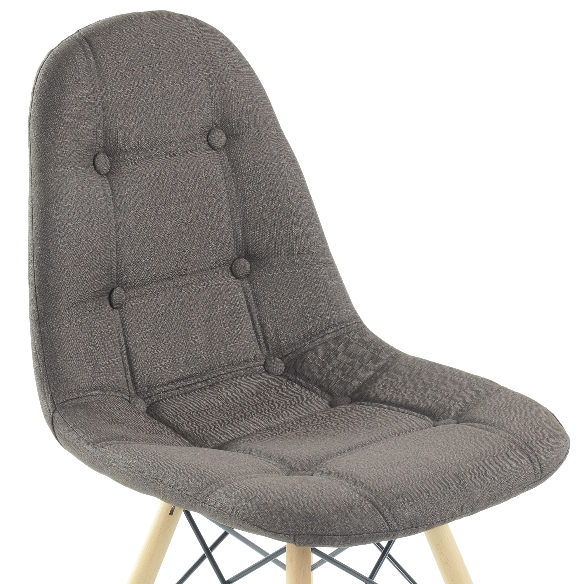 Стул для кухни дизайнерский мягкий eames (арт 12204) - Фото 1