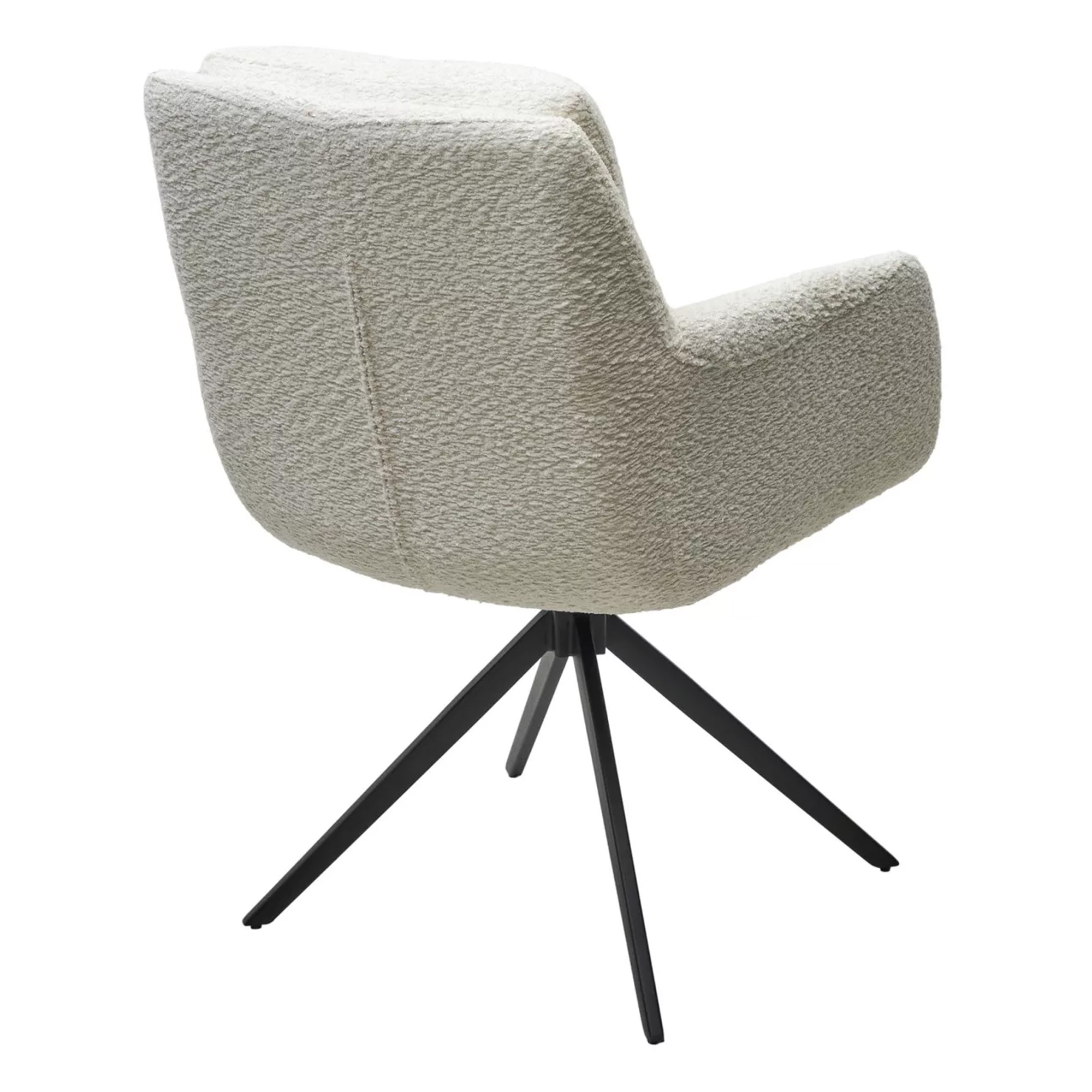 Полукресло с мягкой обивкой белое (арт 33802) - Фото 1