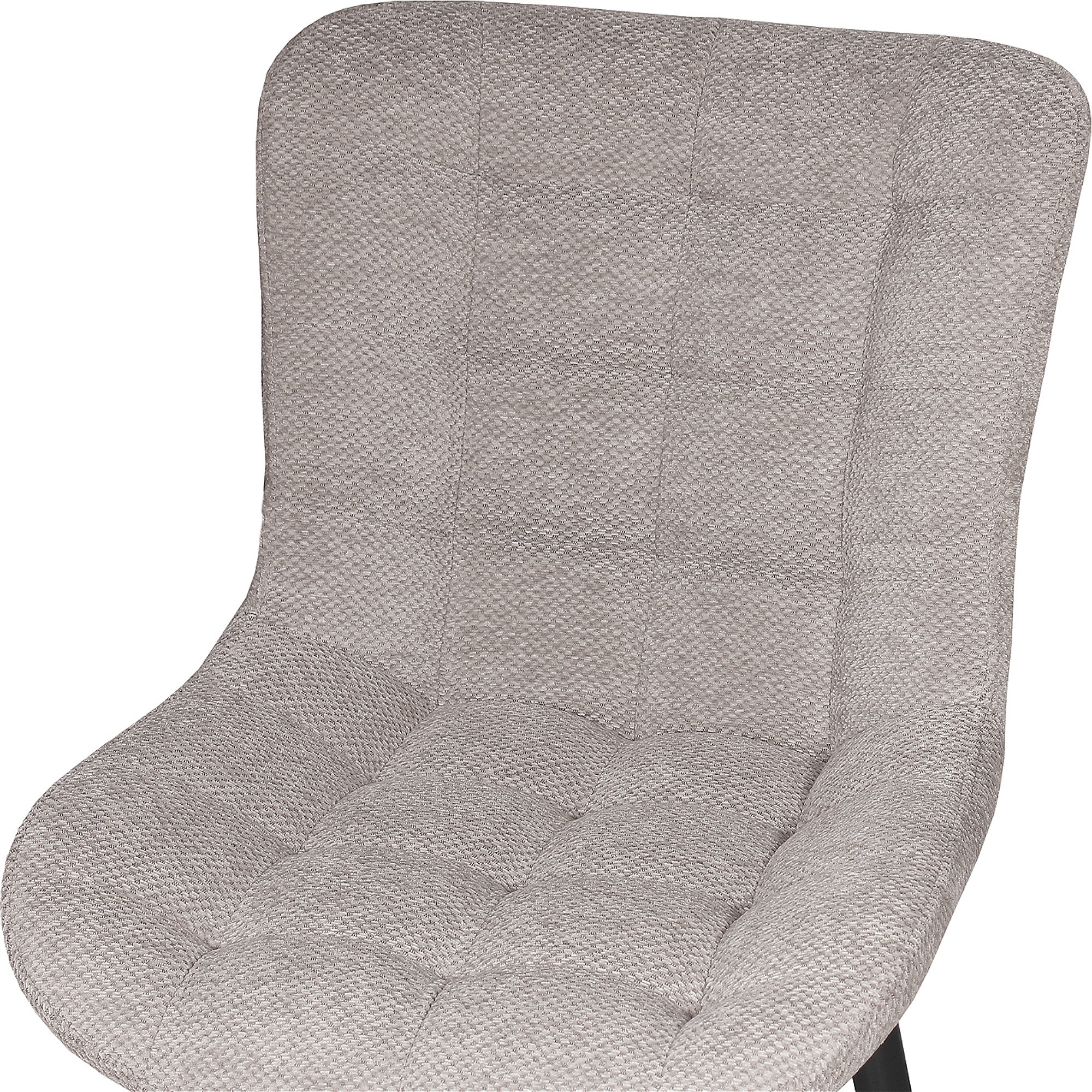 Стул на металлическом каркасе бежевый (арт 35522) - Фото 1