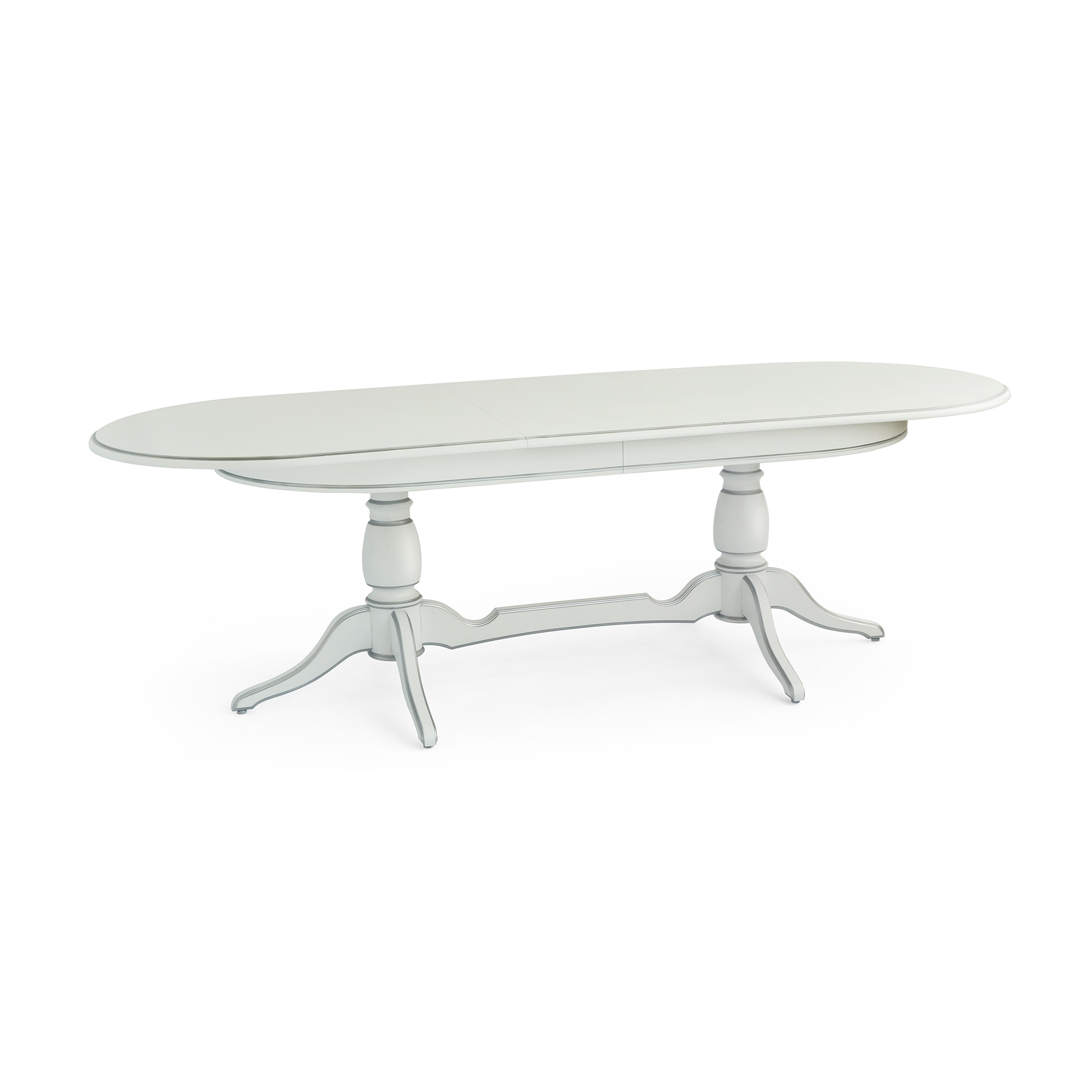 Стол раздвижной белый классика (арт 9494) - Фото 1