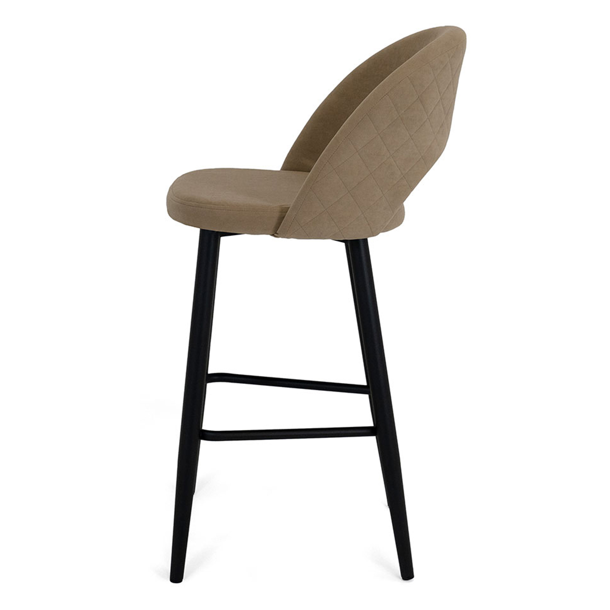 Стул на металлокаркасе из велюра (арт 21976) - Фото 1